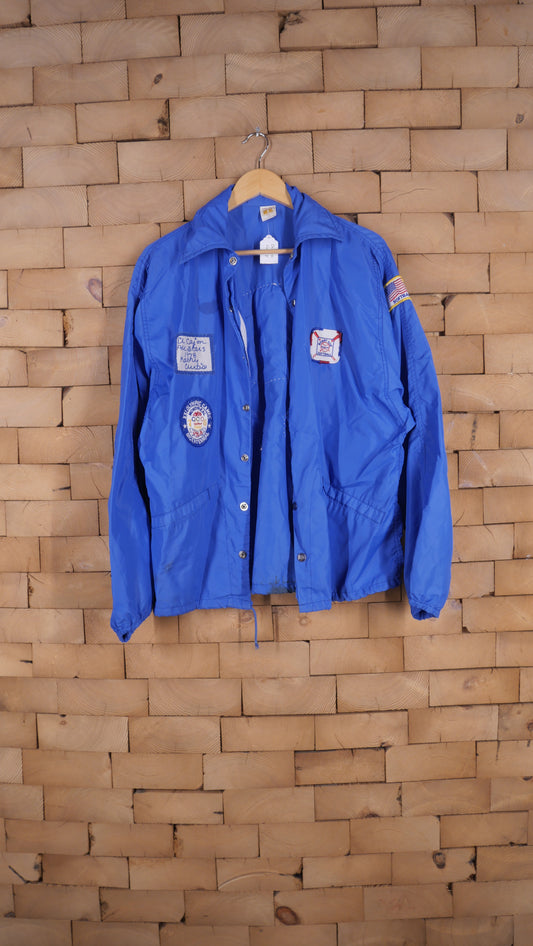 1970S Nylon Shop Jacket | L