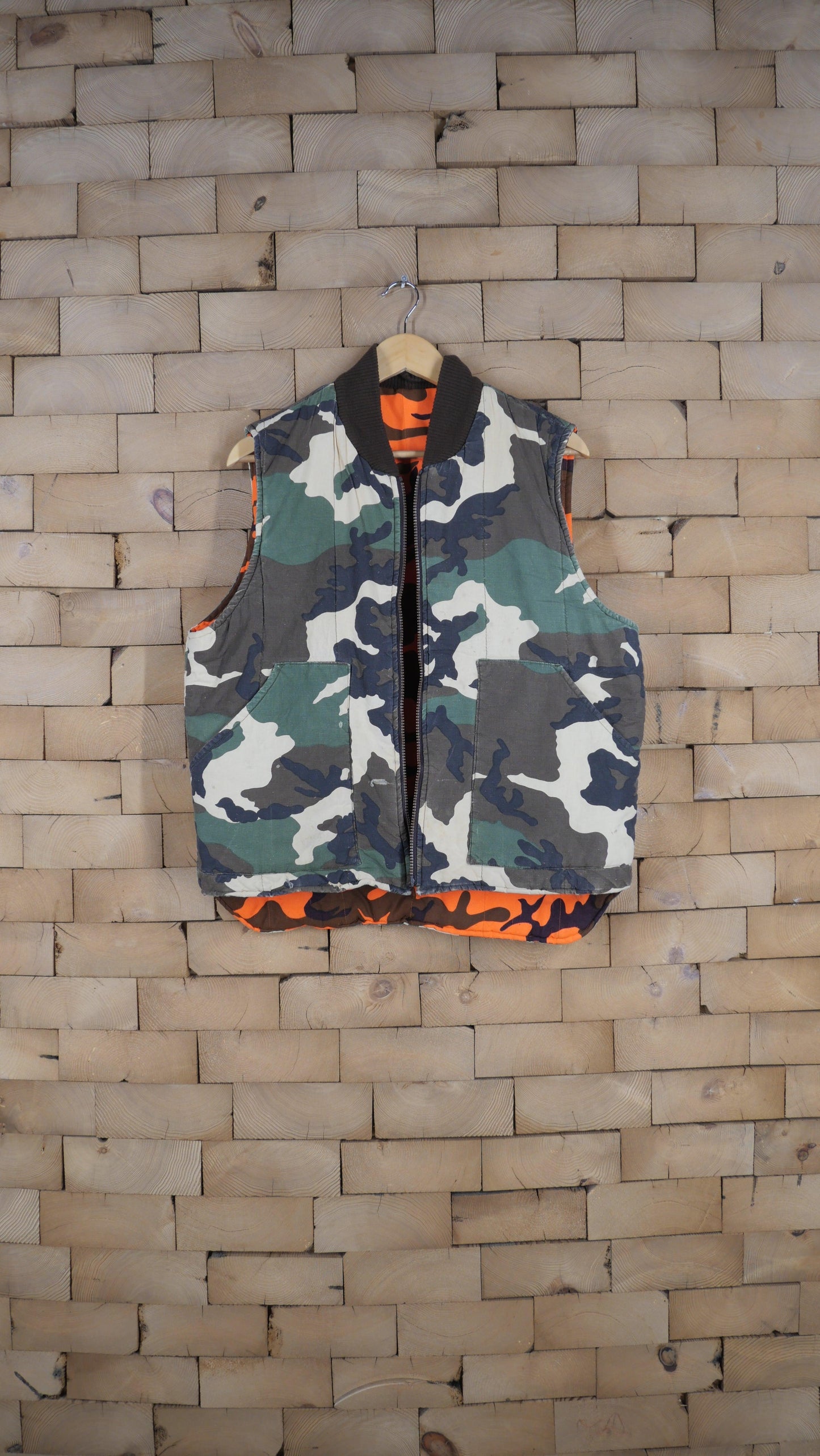 1980s Reversible Camo Vest | L