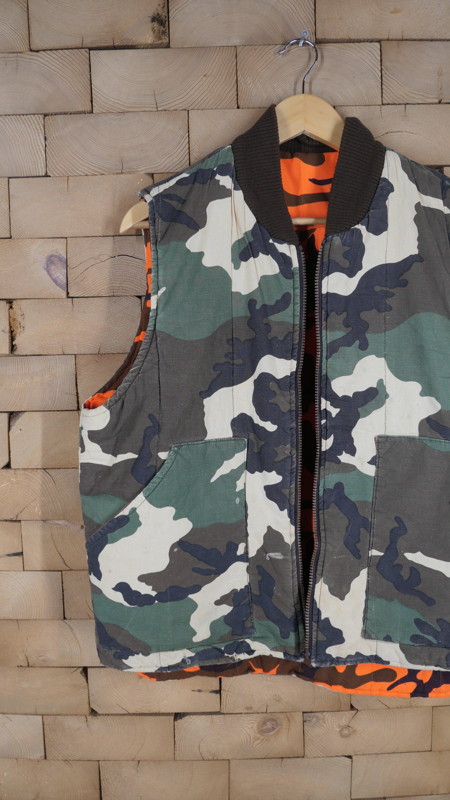1980s Reversible Camo Vest | L