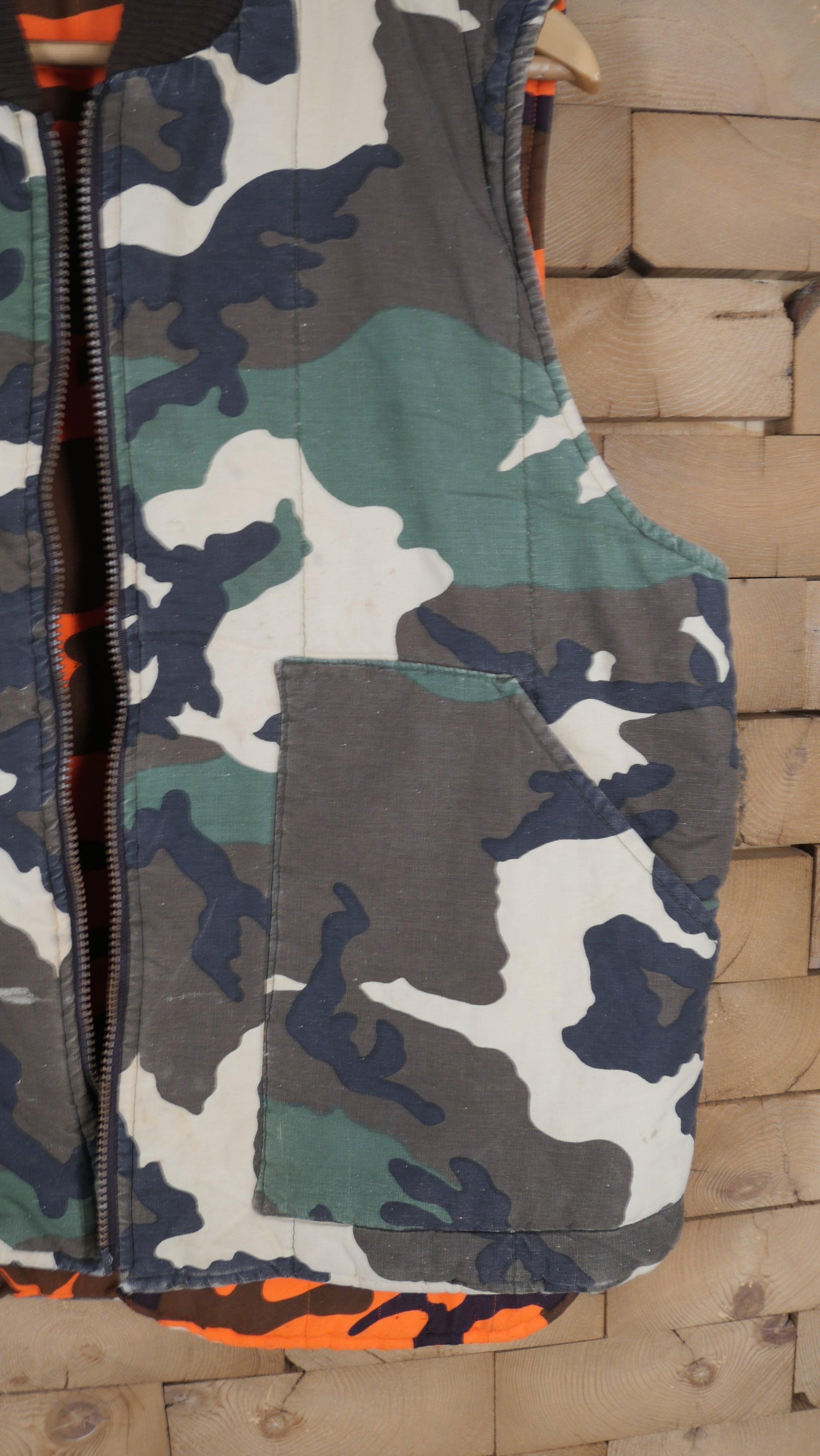 1980s Reversible Camo Vest | L