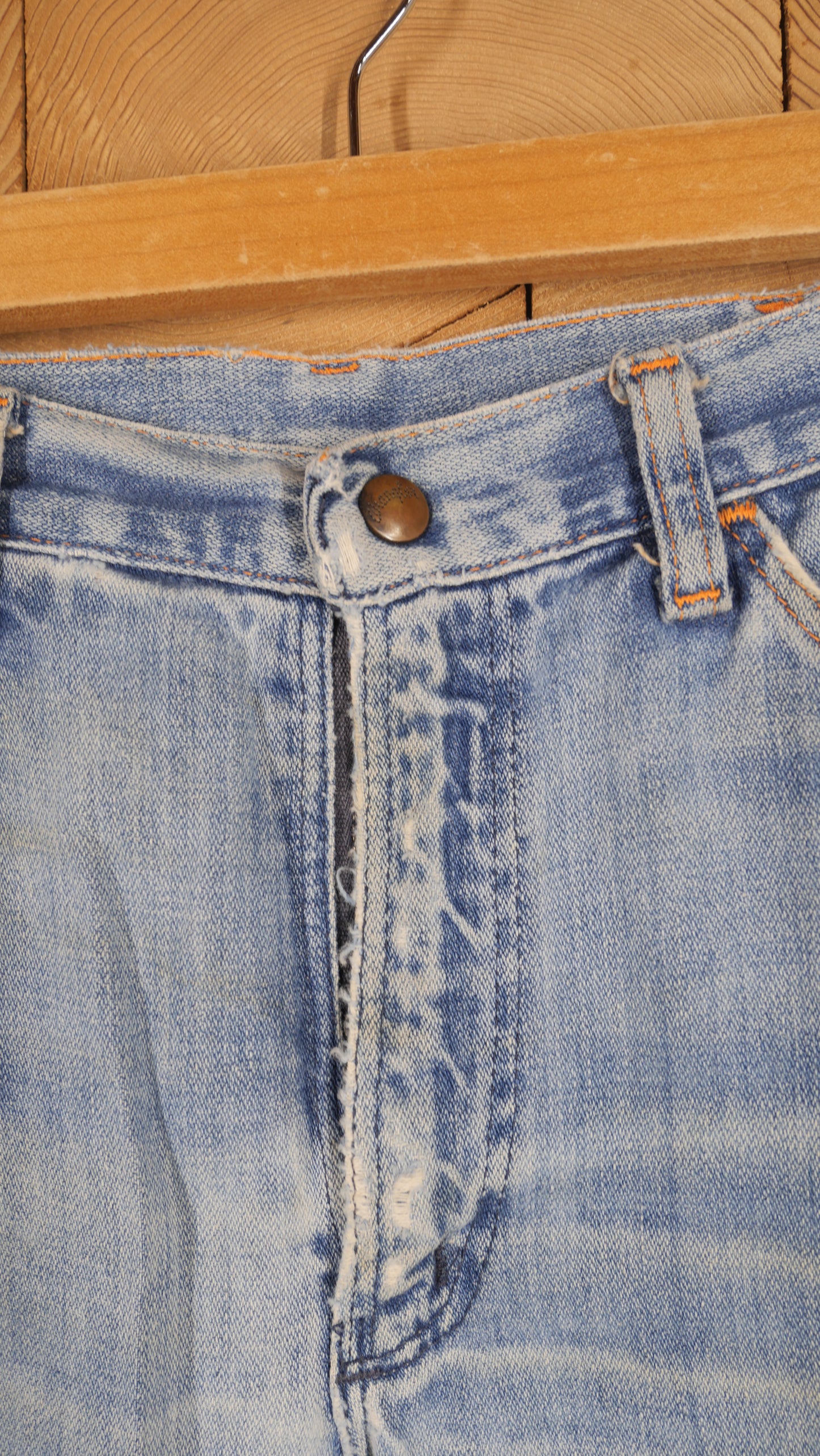 1970s Distressed Wrangler Denim | 30