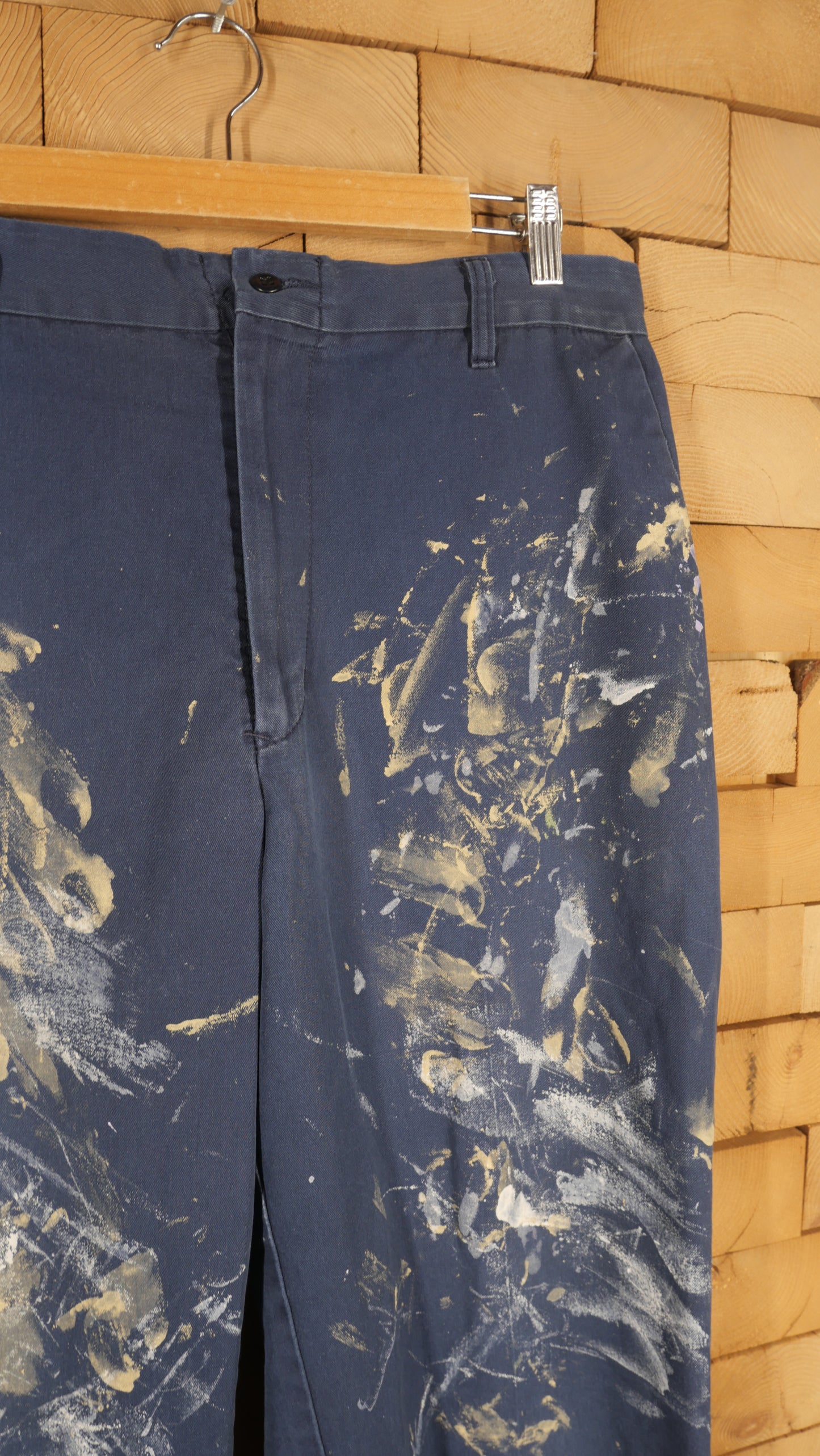 1990s Distressed Painter Work Pants | 34