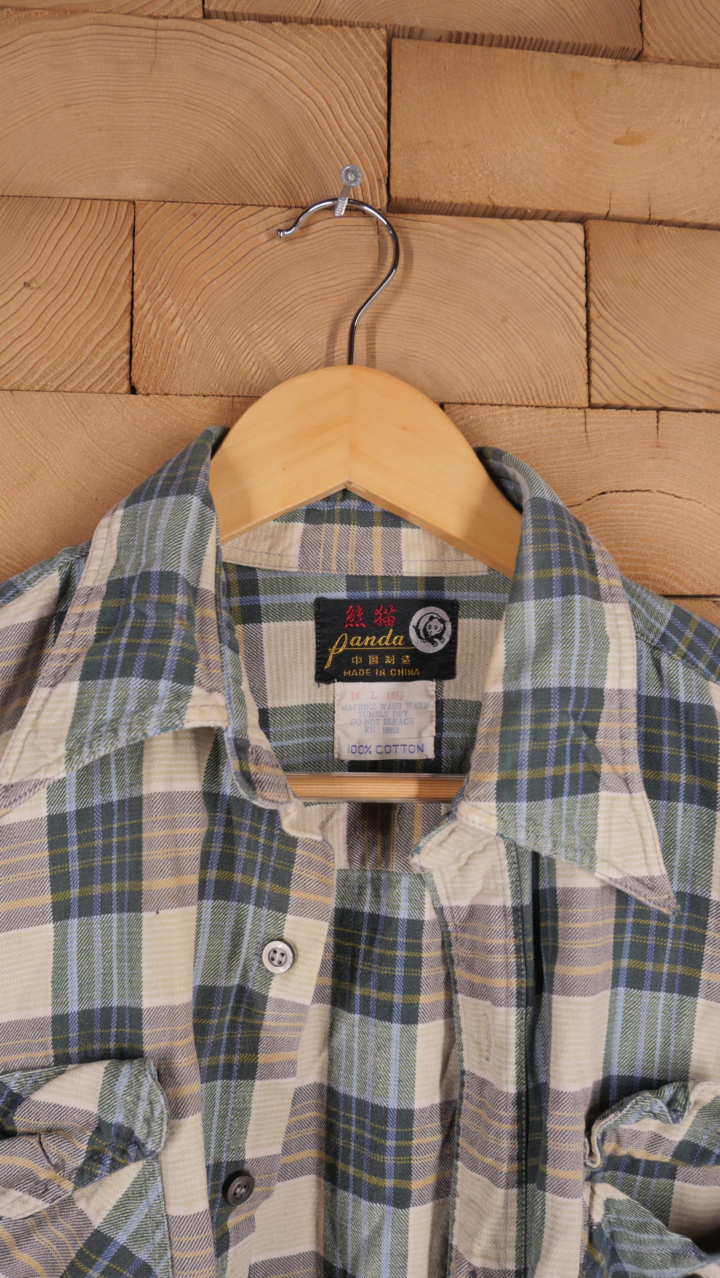 1960s Plaid Flannel | L