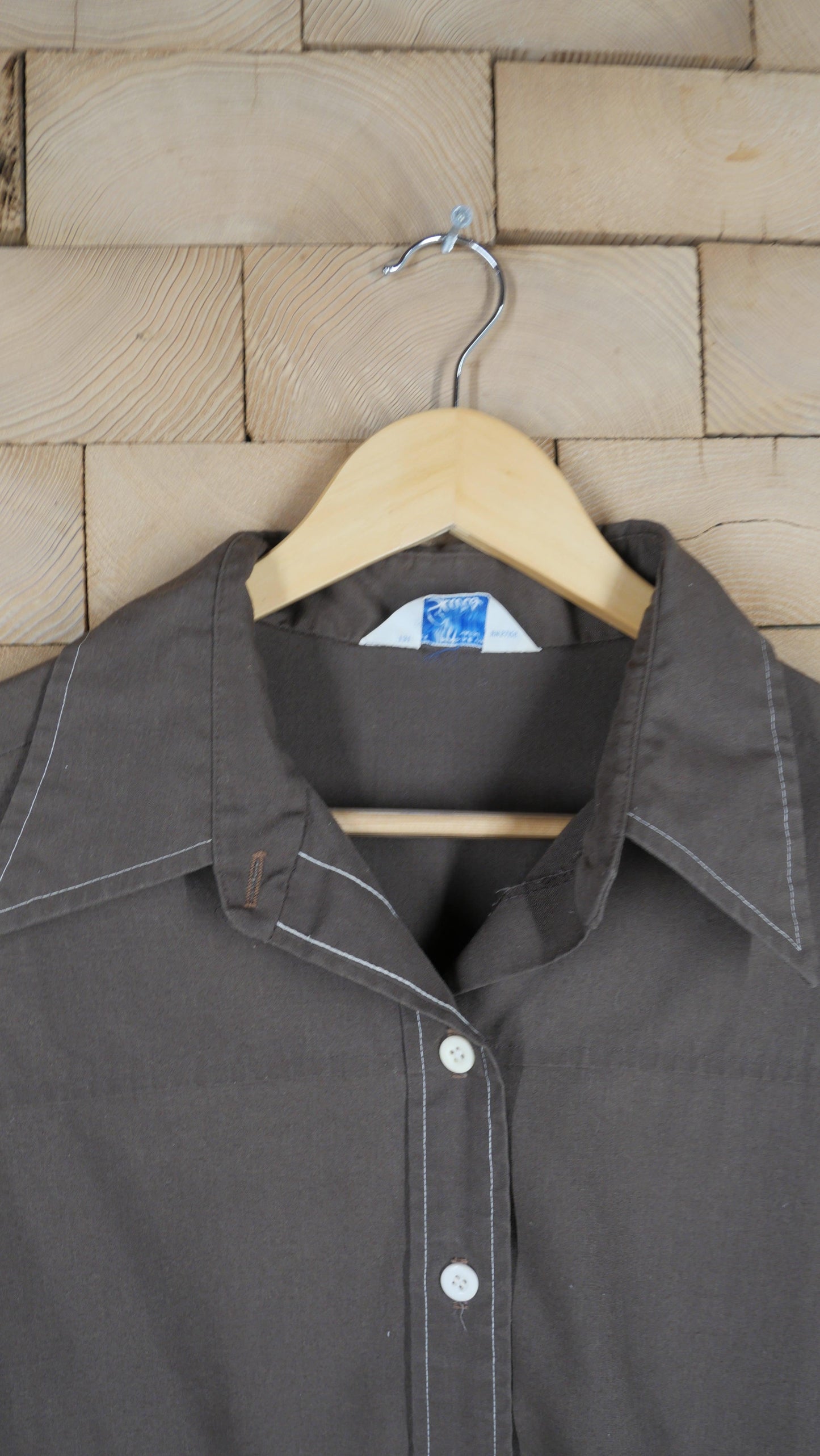 1970s Button Up Overshirt | L