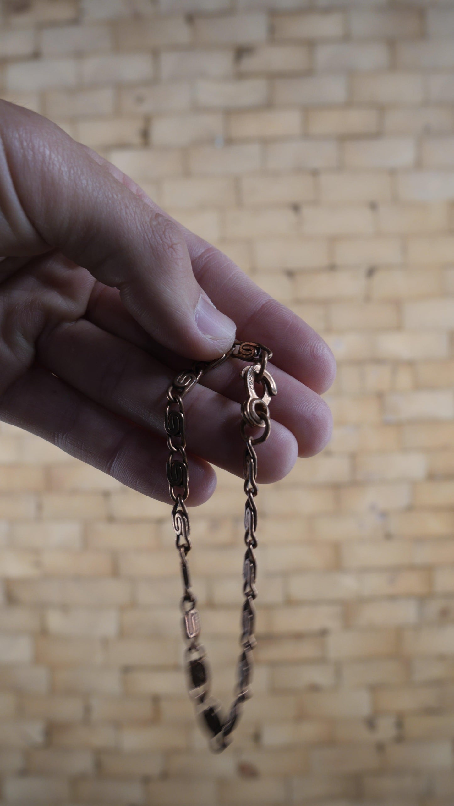 1980s Copper Link Bracelet
