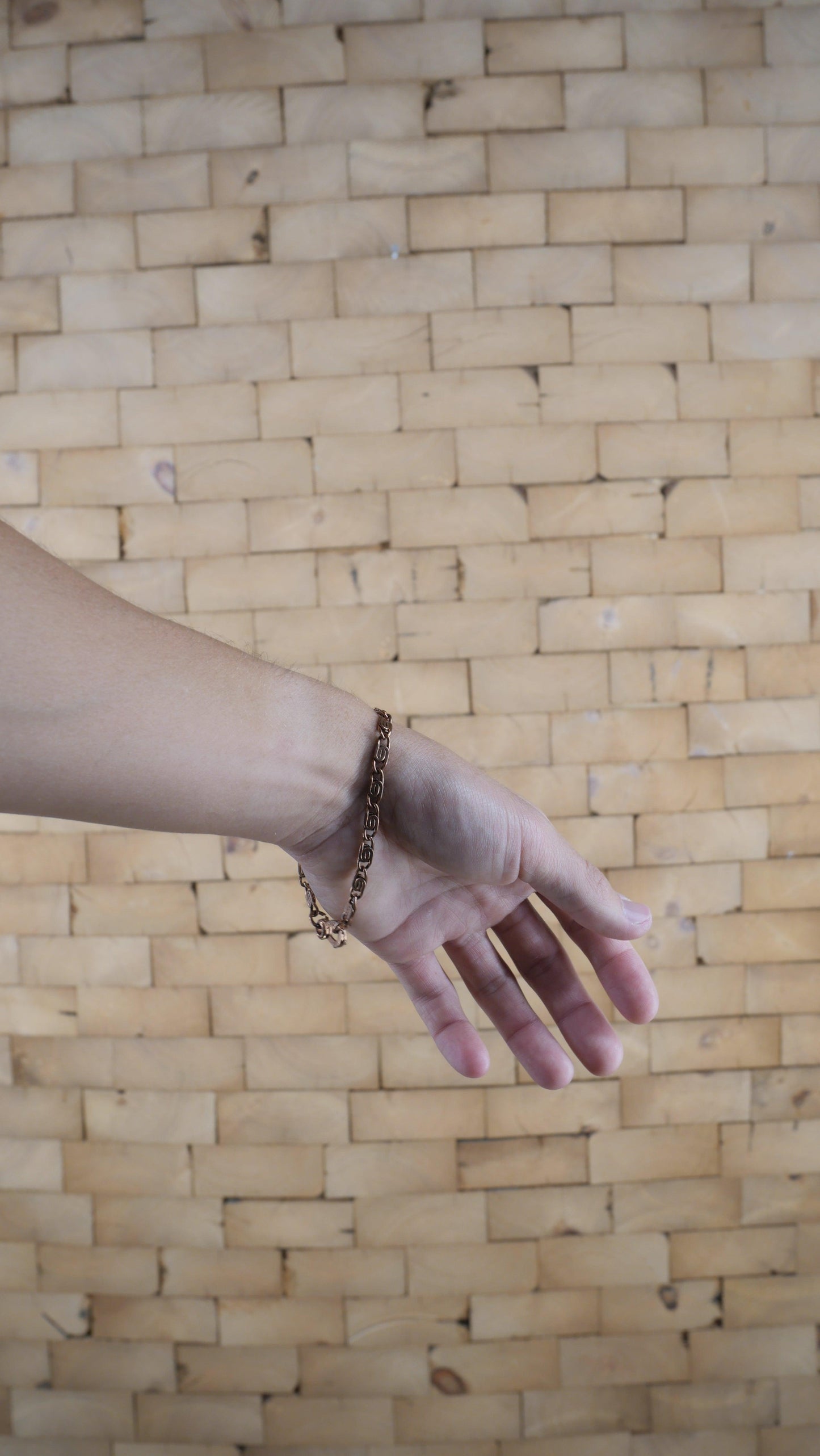 1980s Copper Link Bracelet