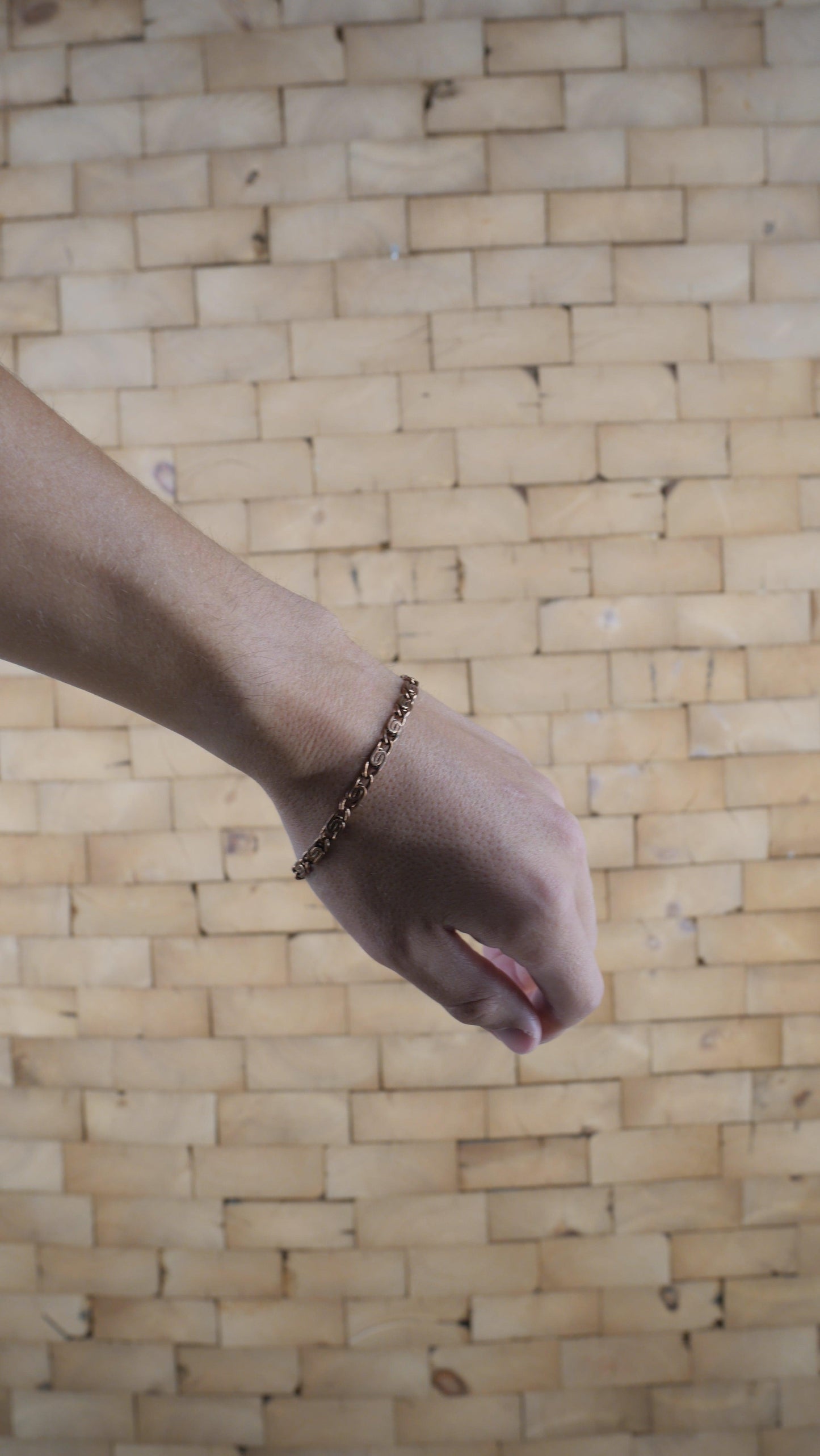 1980s Copper Link Bracelet