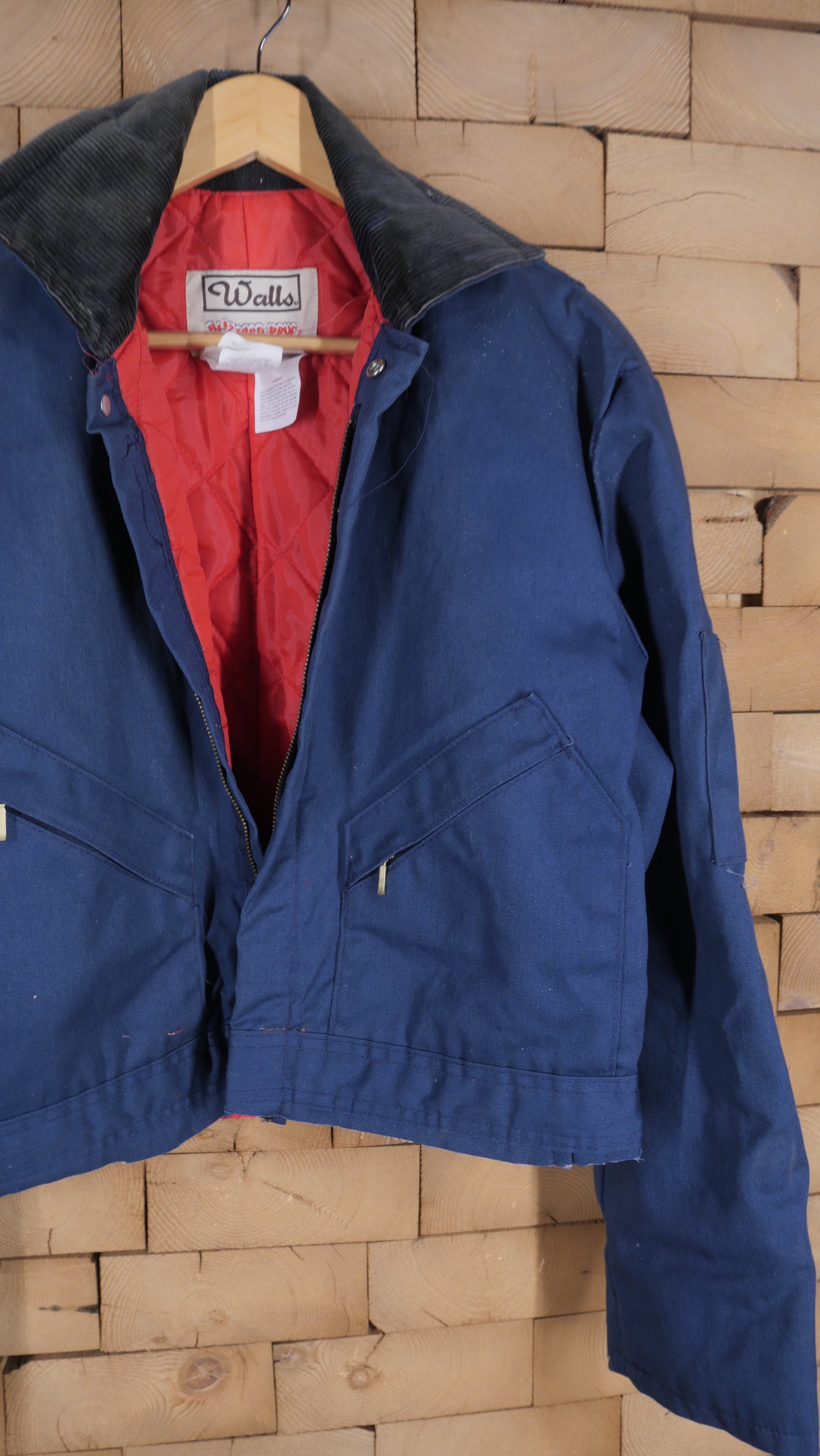 1980s Cropped Coverall Jacket | M