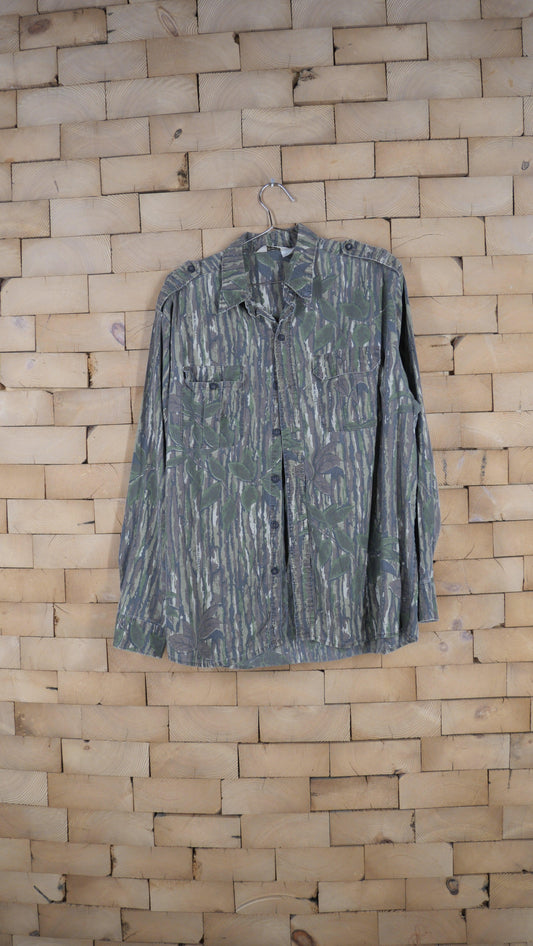 1990s Camo Button Up | L