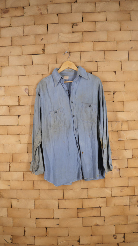 1940s Work Shirt | L