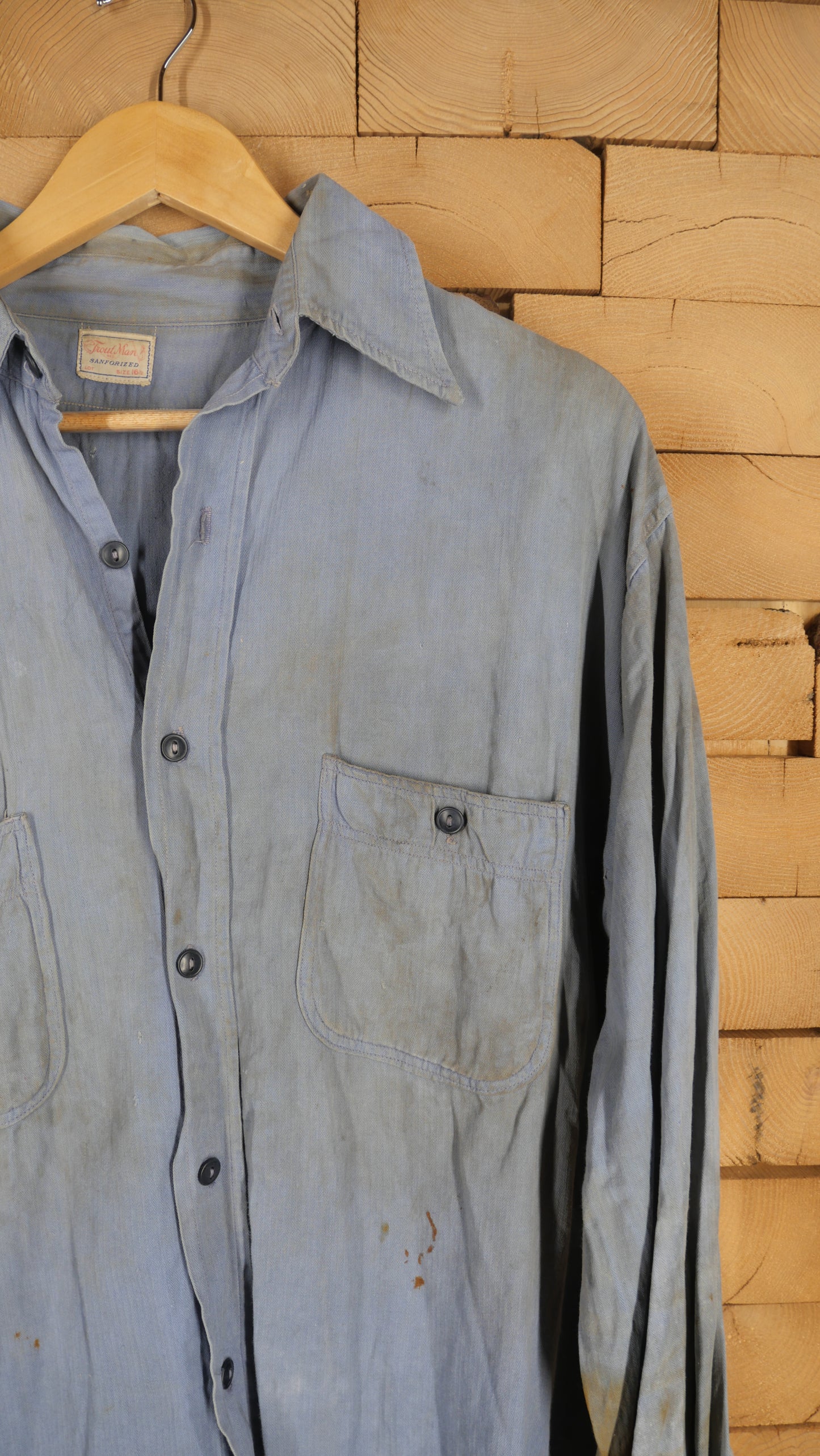 1940s Work Shirt | L