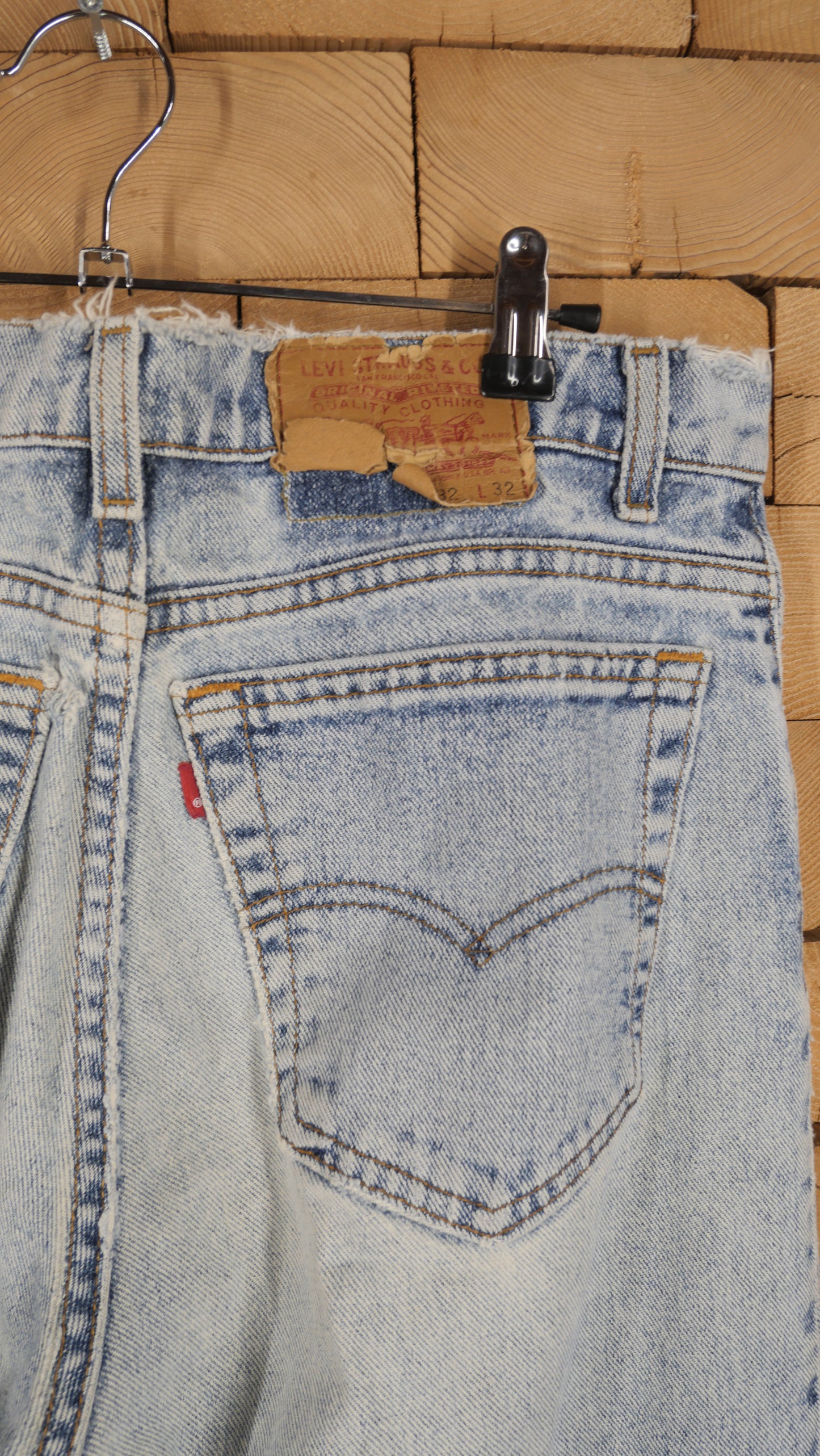 1990s Light Wash Levi's Denim | 32