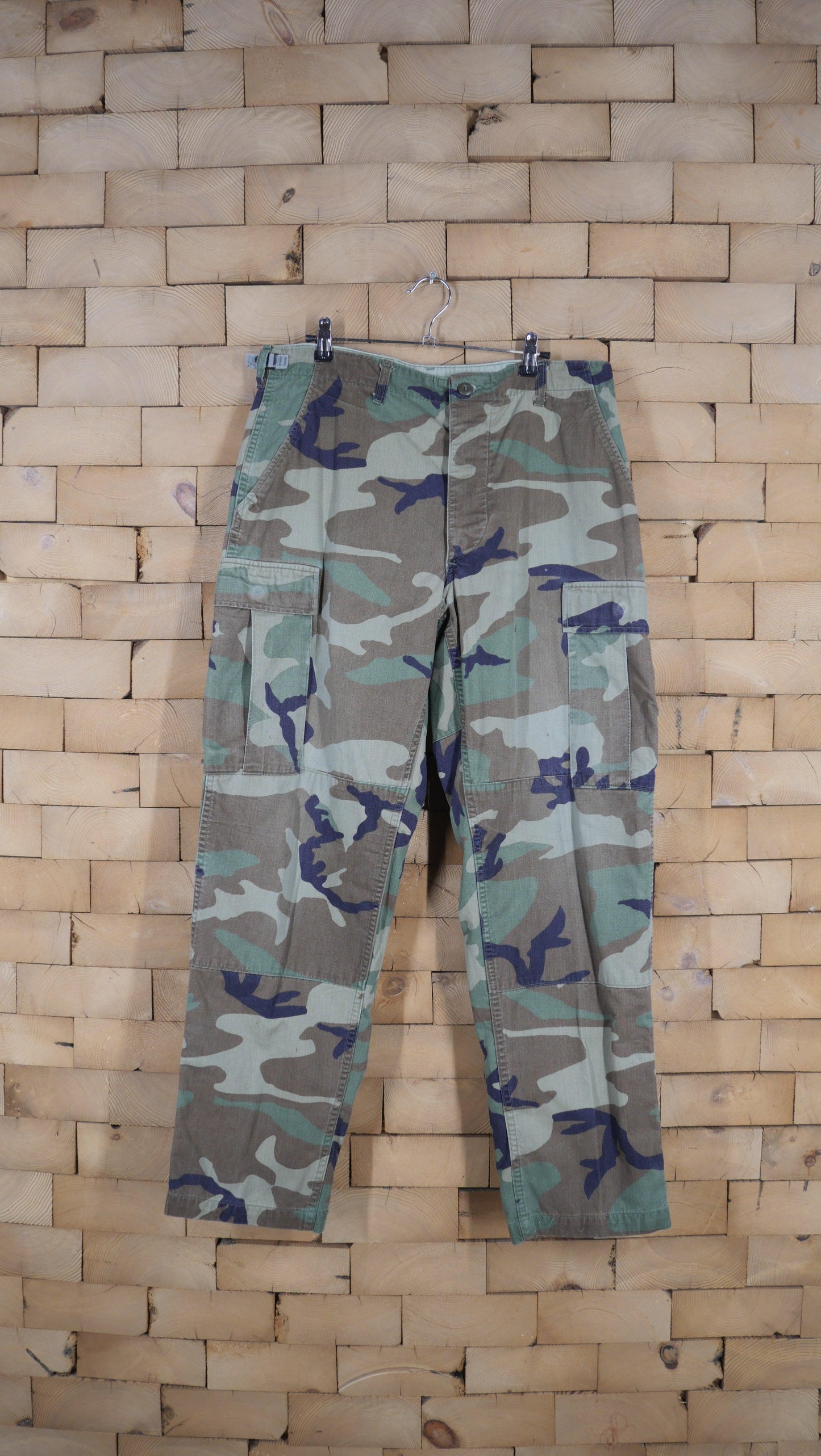 1980s Camo Cargos Pants | 34