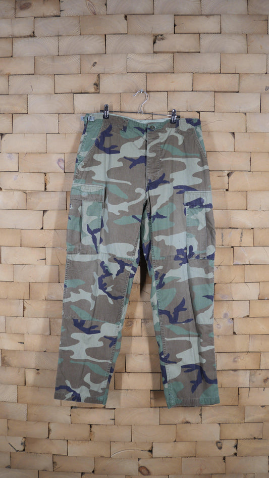 1980s Camo Cargos Pants | 34