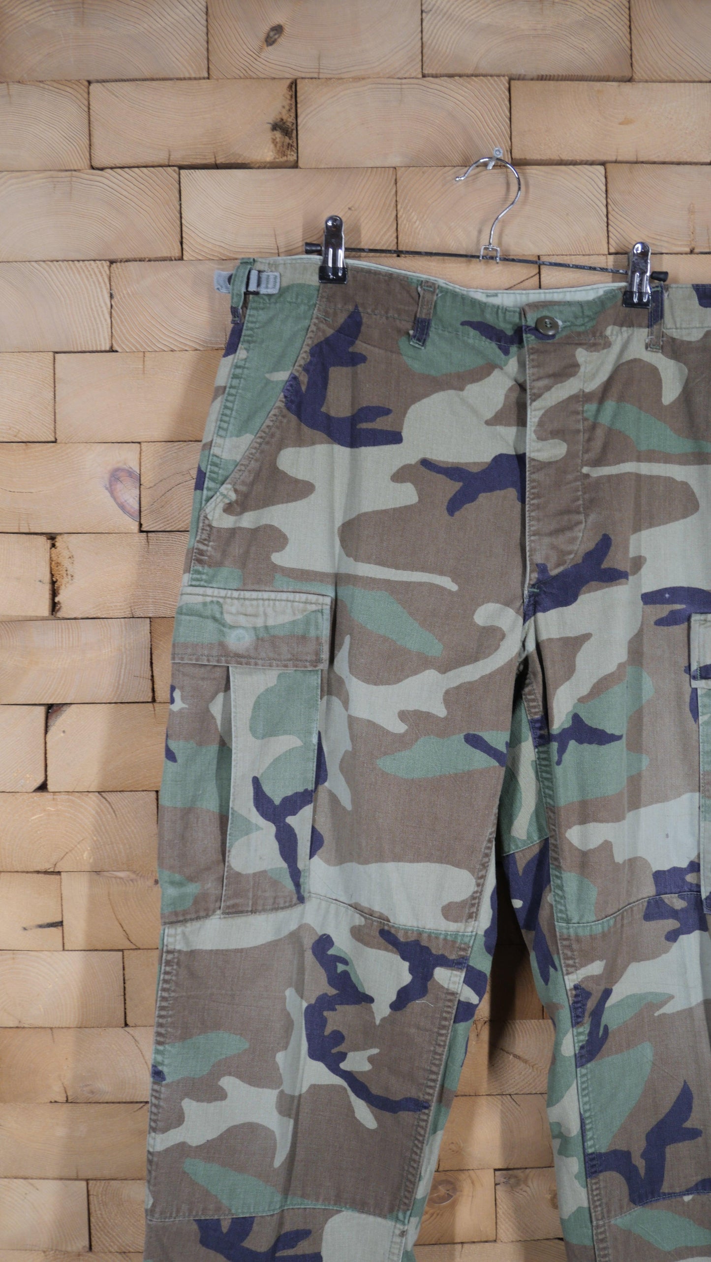 1980s Camo Cargos Pants | 34