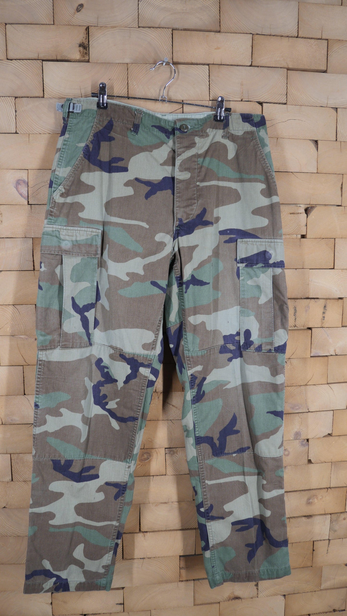 1980s Camo Cargos Pants | 34