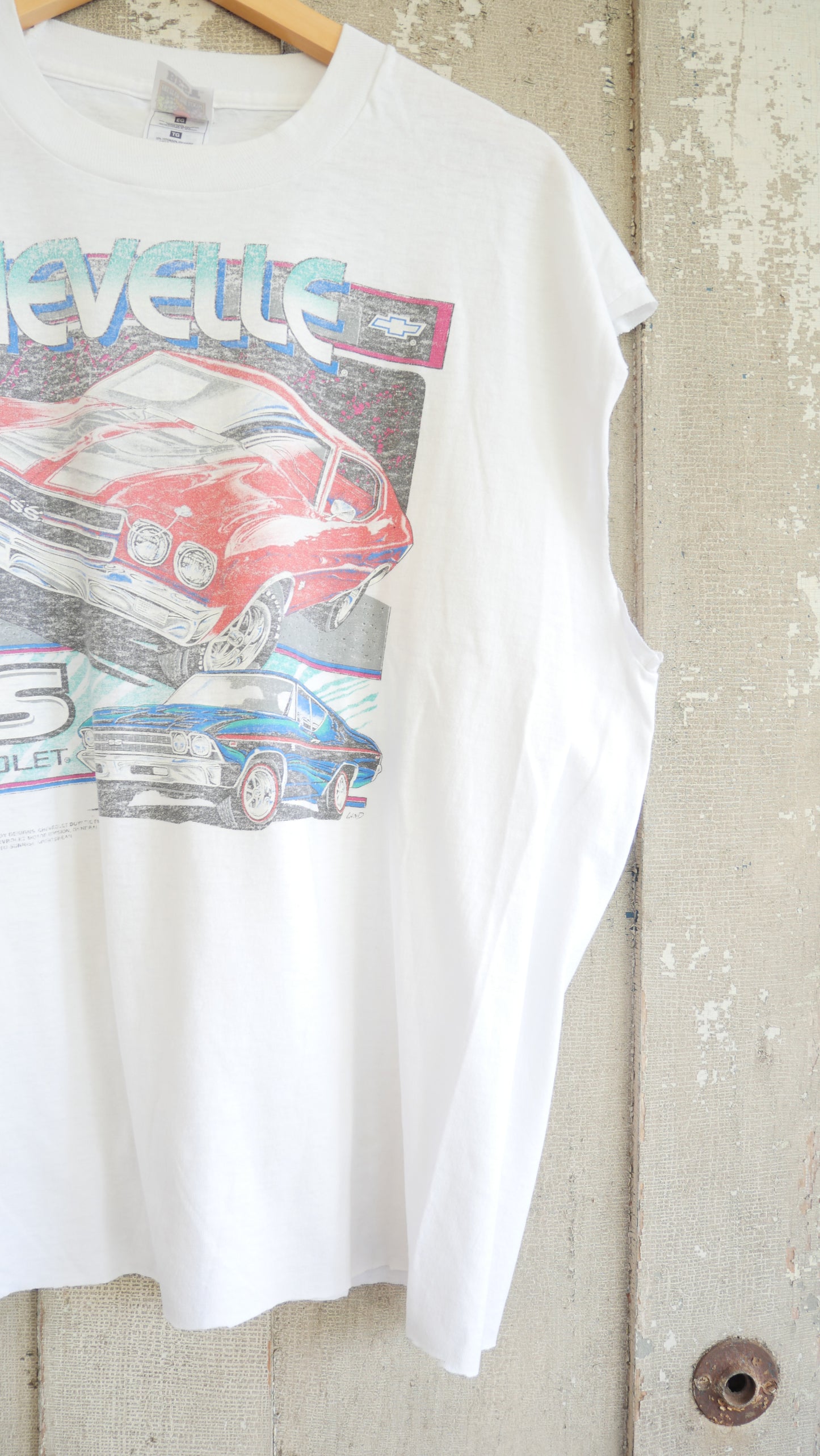 1990s Car Chopped Tee | L