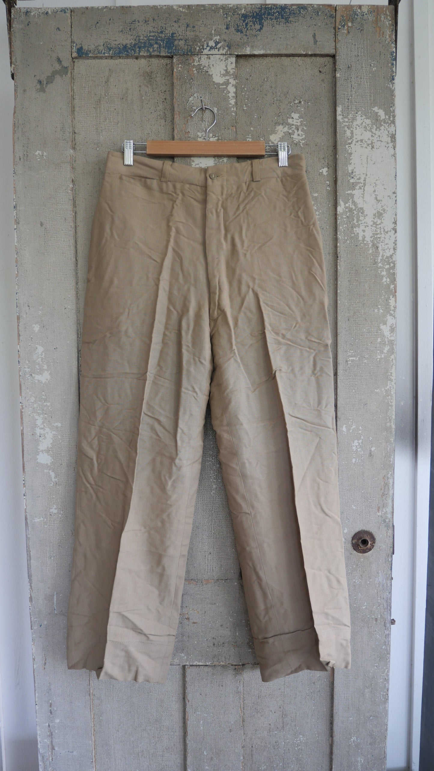 1960s Wide Leg Military Slacks | 31