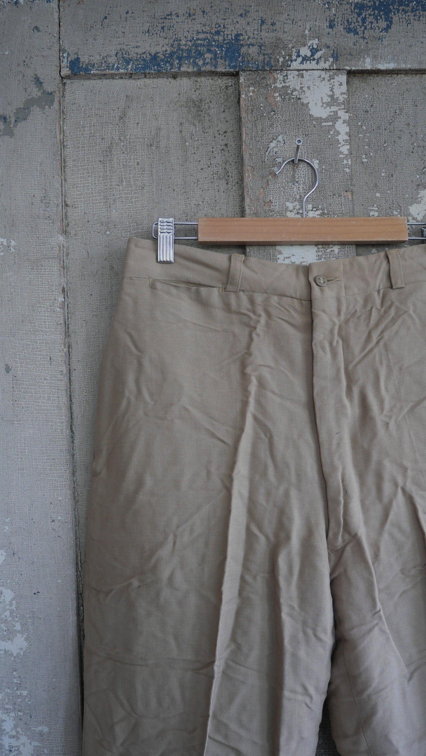 1960s Wide Leg Military Slacks | 31