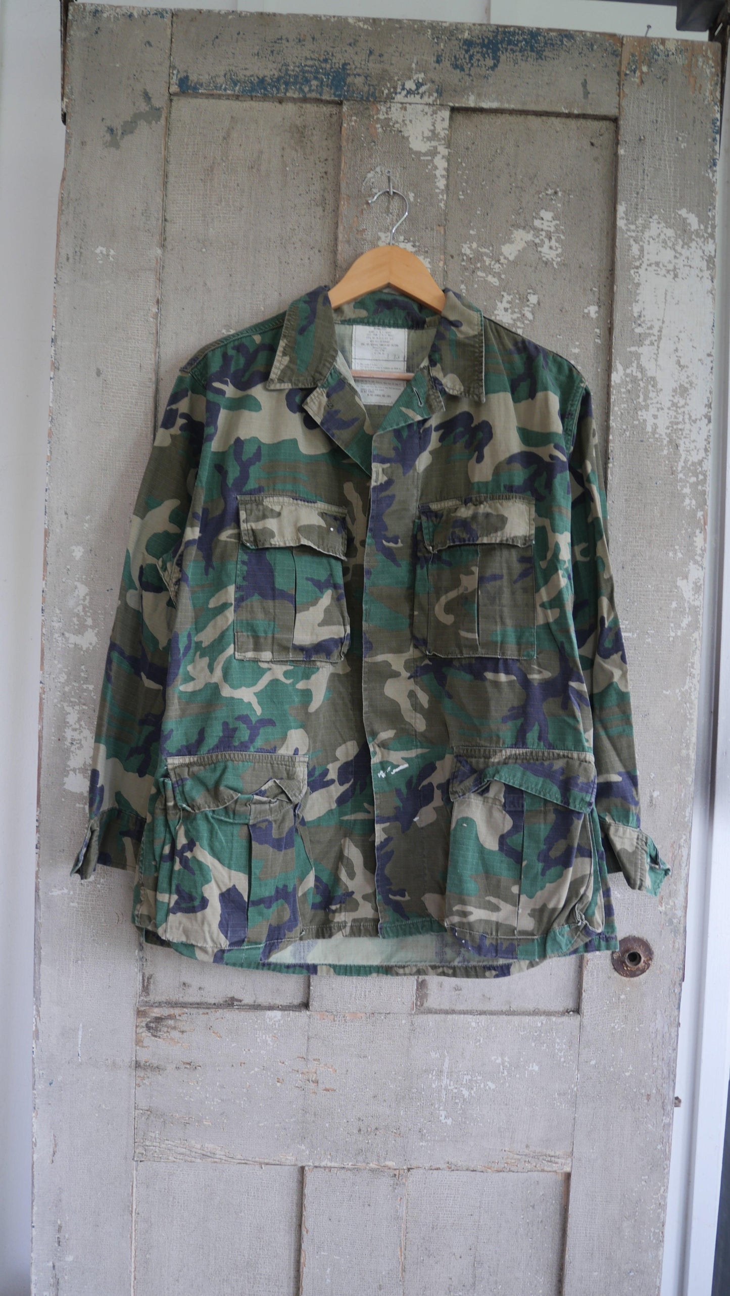 1970s Boxy Camo Chore Jacket | L