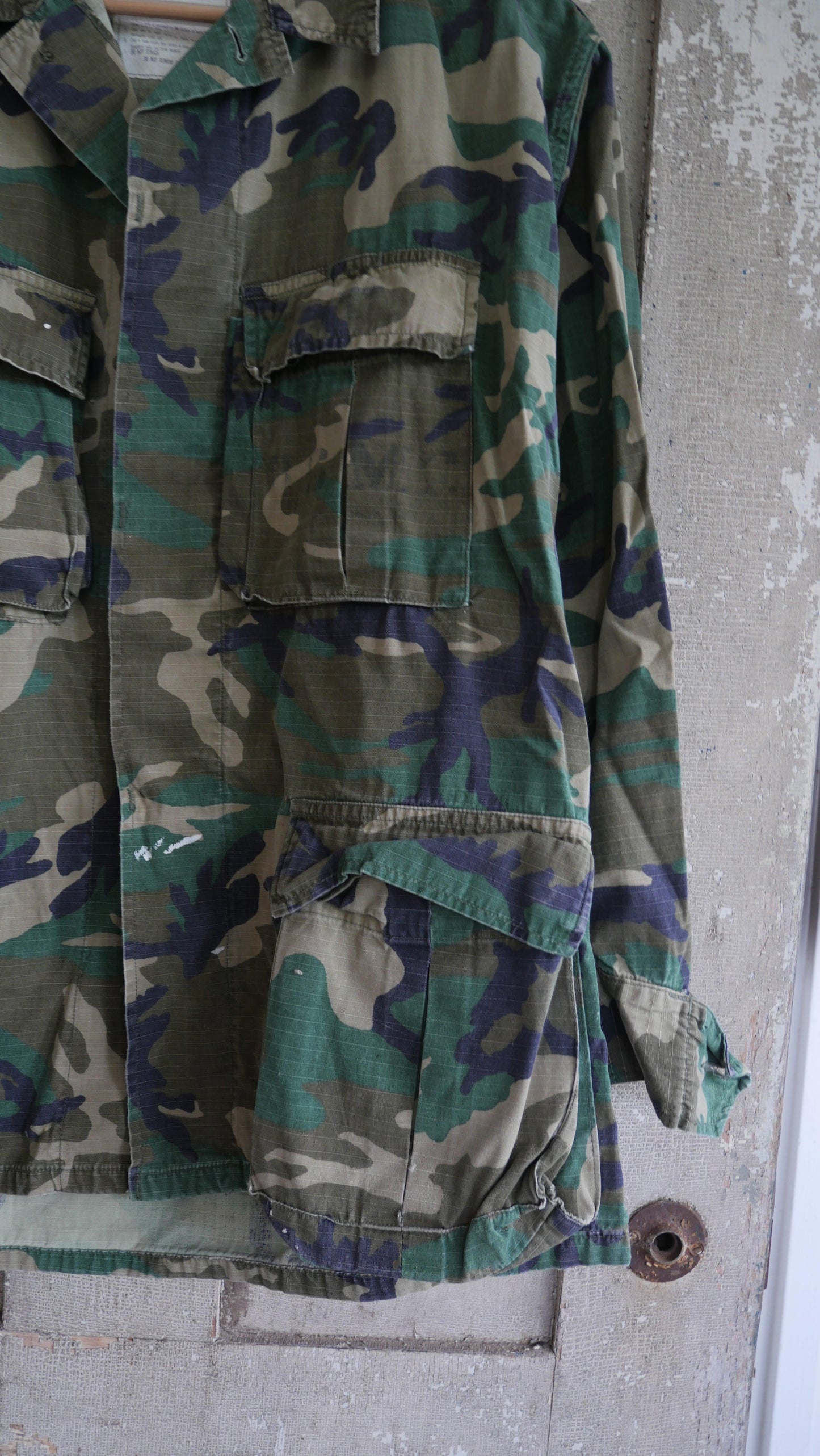 1970s Boxy Camo Chore Jacket | L