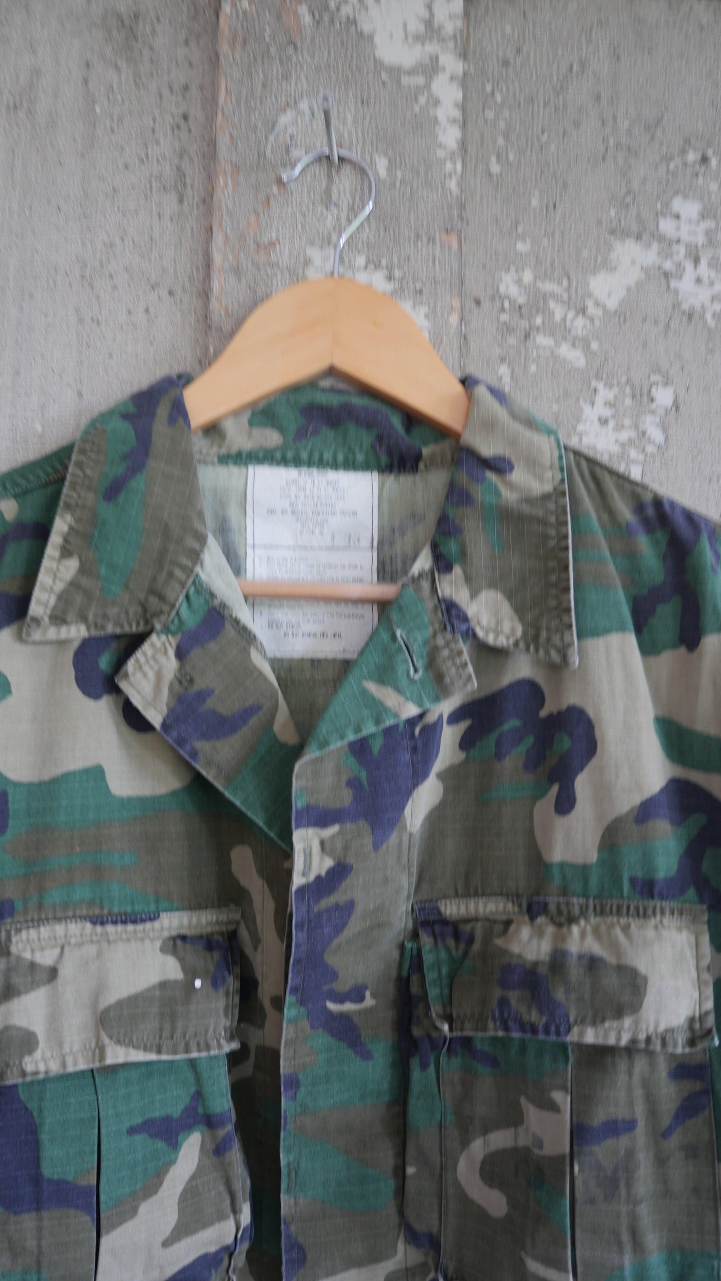 1970s Boxy Camo Chore Jacket | L