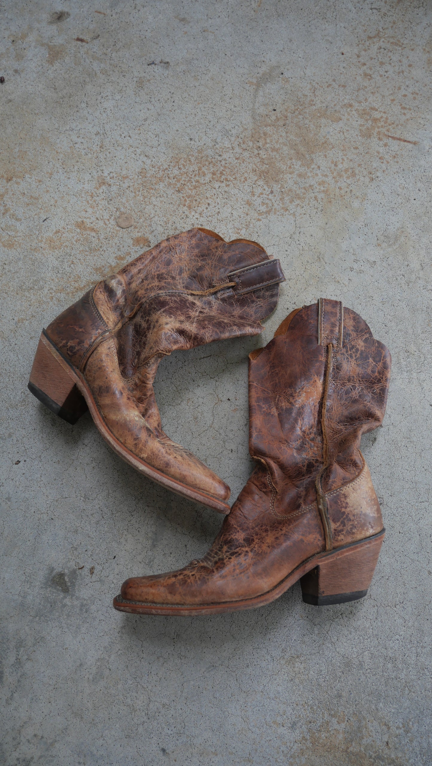 1980s Justin Cowboy Boots | 8