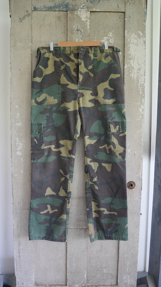 1980s Camo Pants | 36