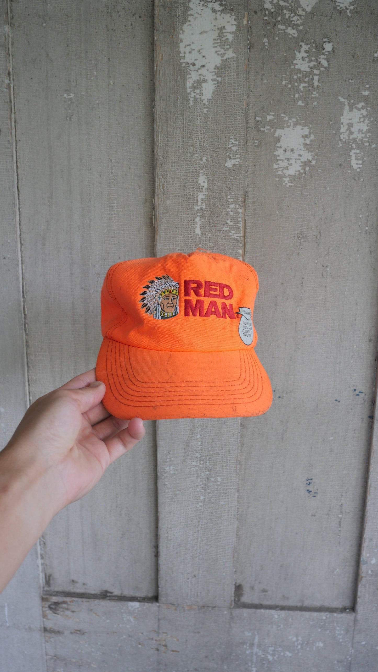 1990s Red Man Hat
