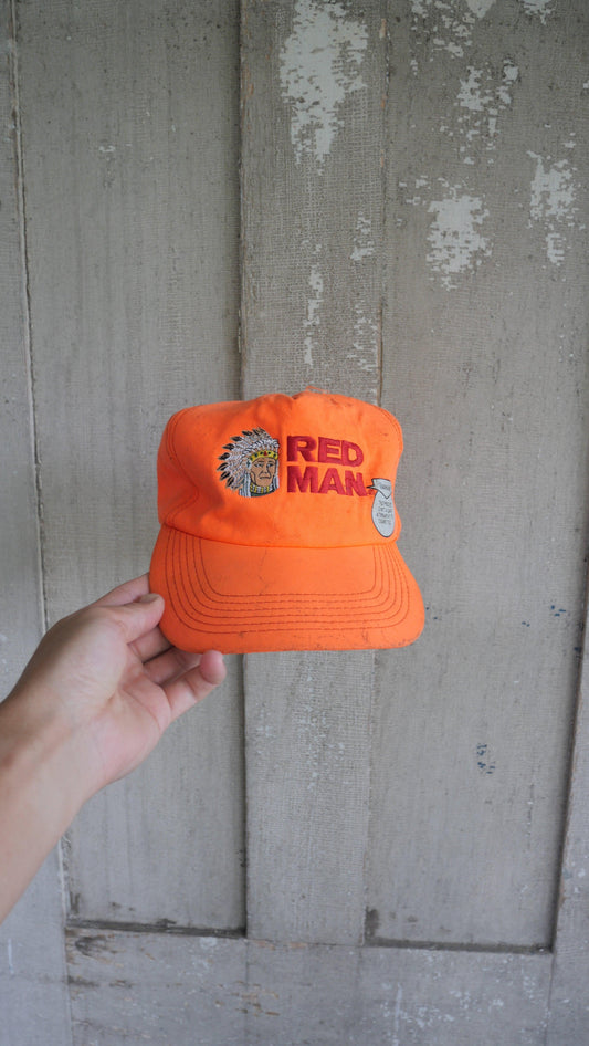 1990s Red Man Hat