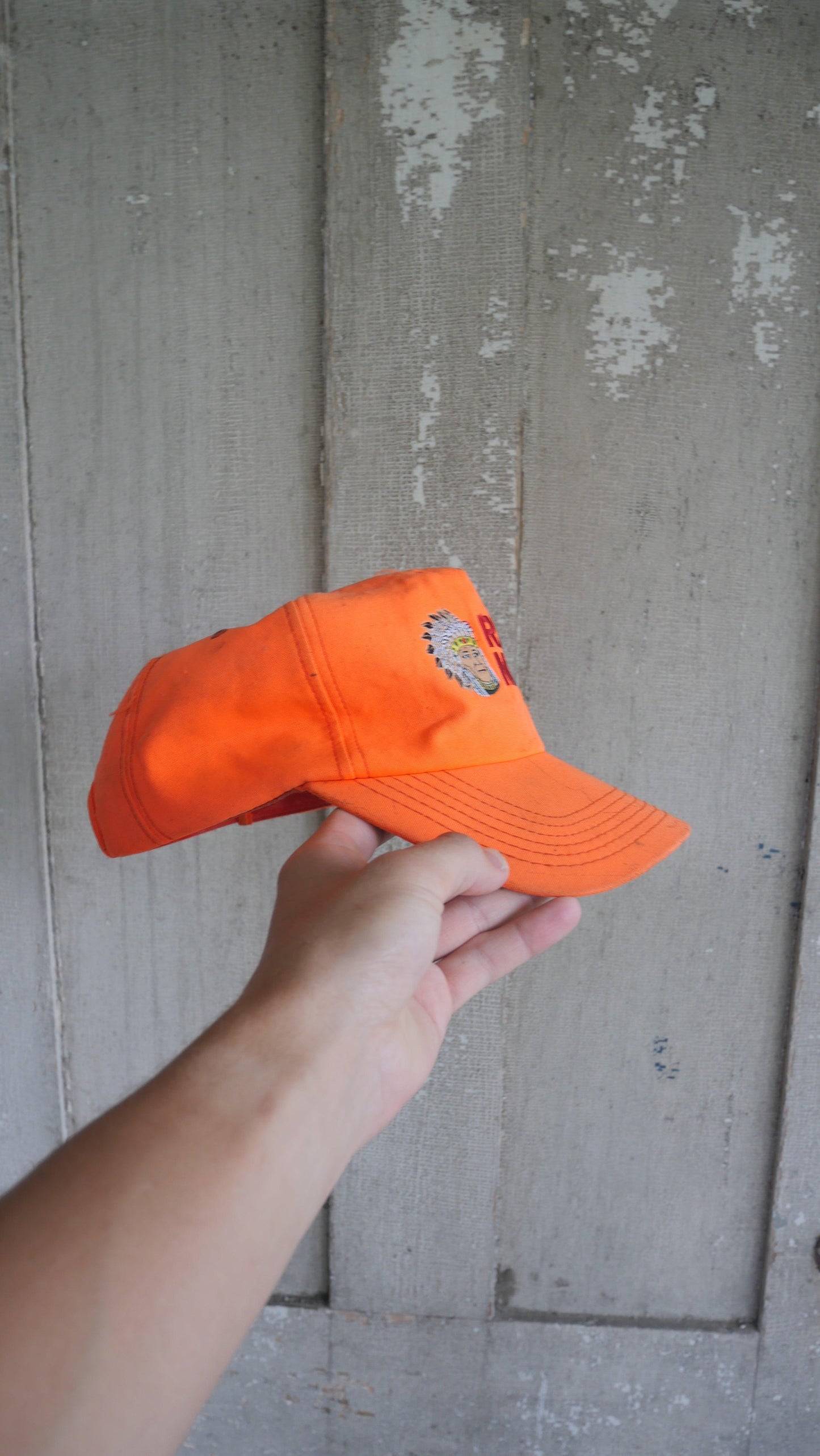 1990s Red Man Hat