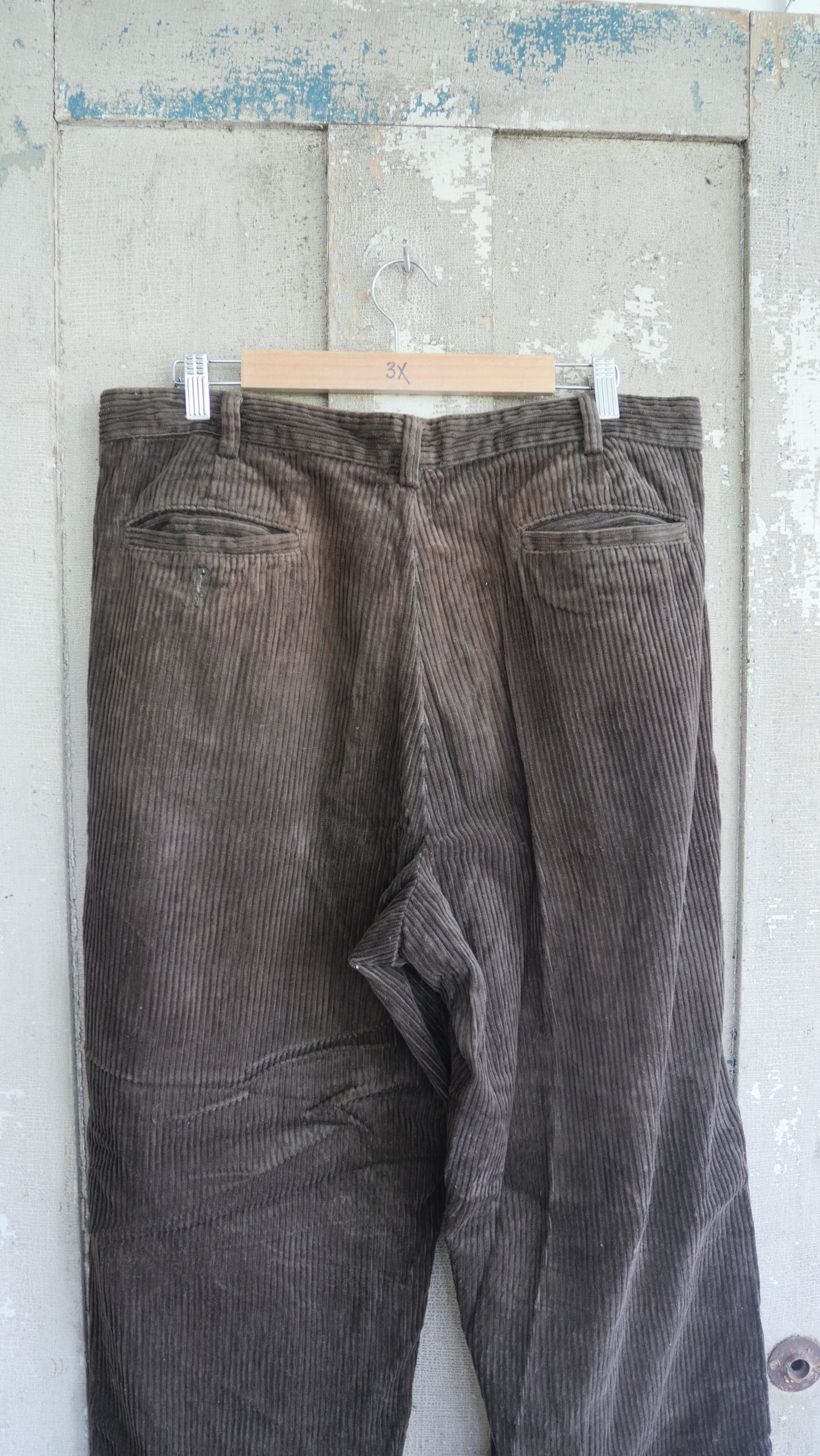 1990s Wide Leg Corduroy Pants | 36