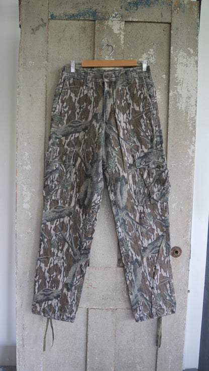 1980s Camo Fleece Pants | 28