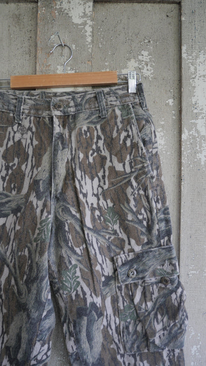 1980s Camo Fleece Pants | 28