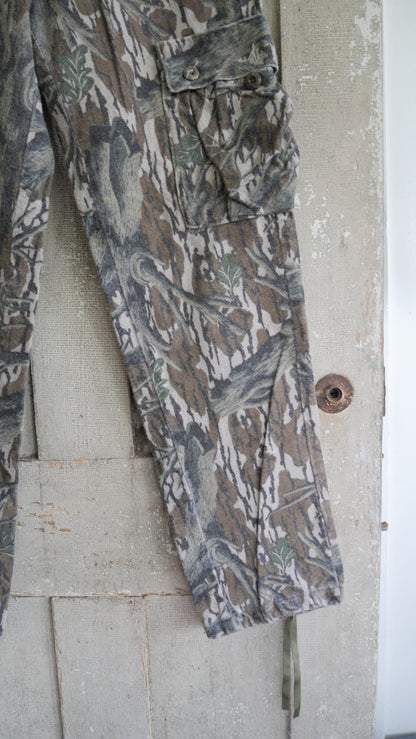 1980s Camo Fleece Pants | 28