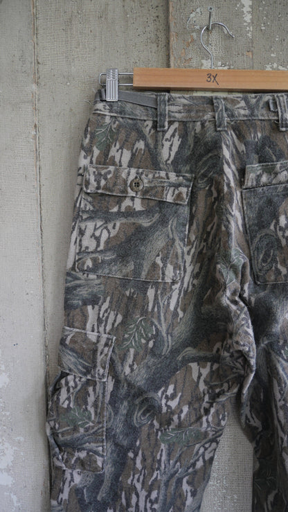 1980s Camo Fleece Pants | 28
