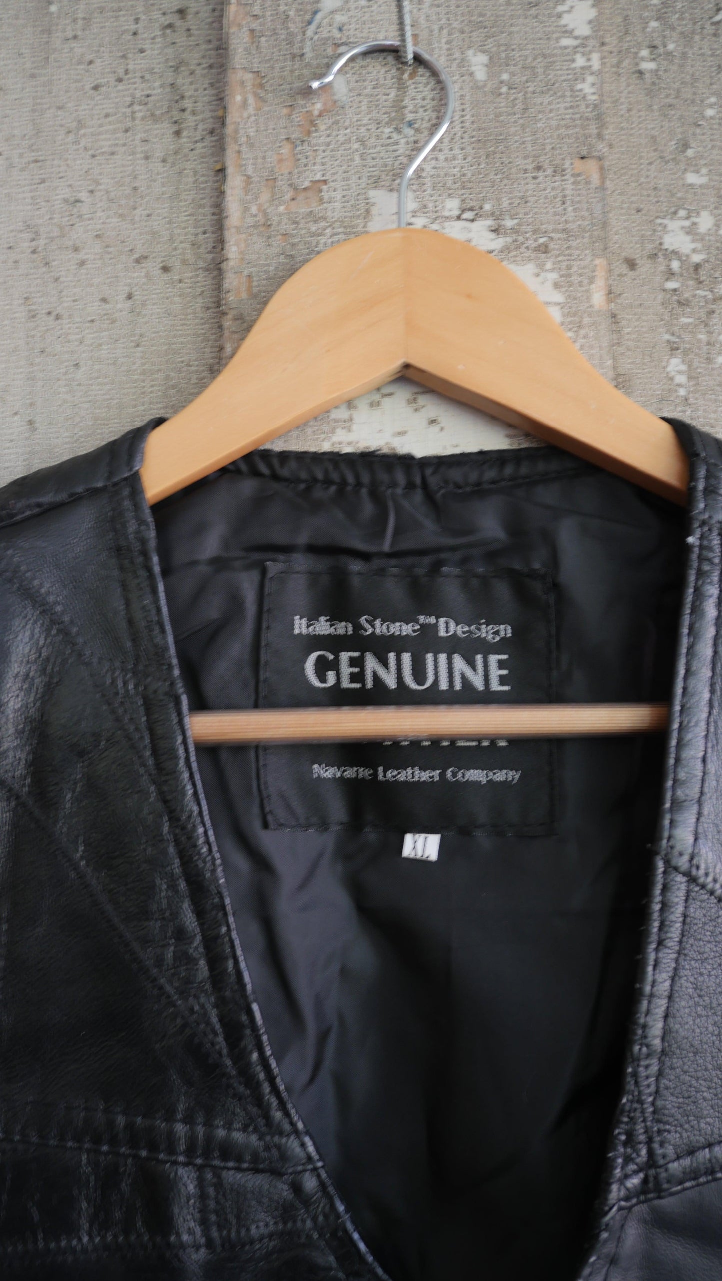 1990s Leather Vest | L