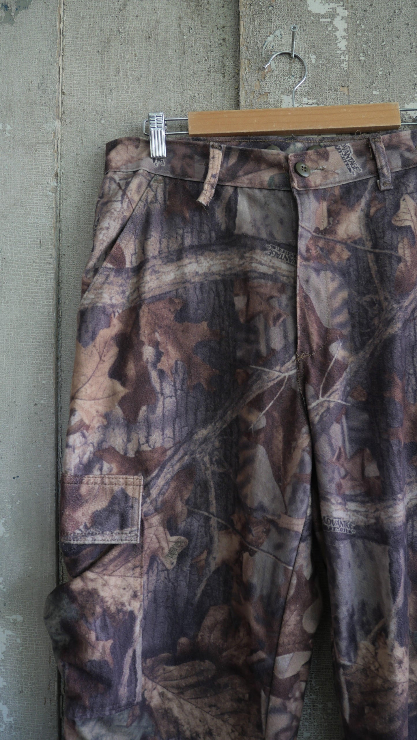 1990s Camo Fleece Pants | 32