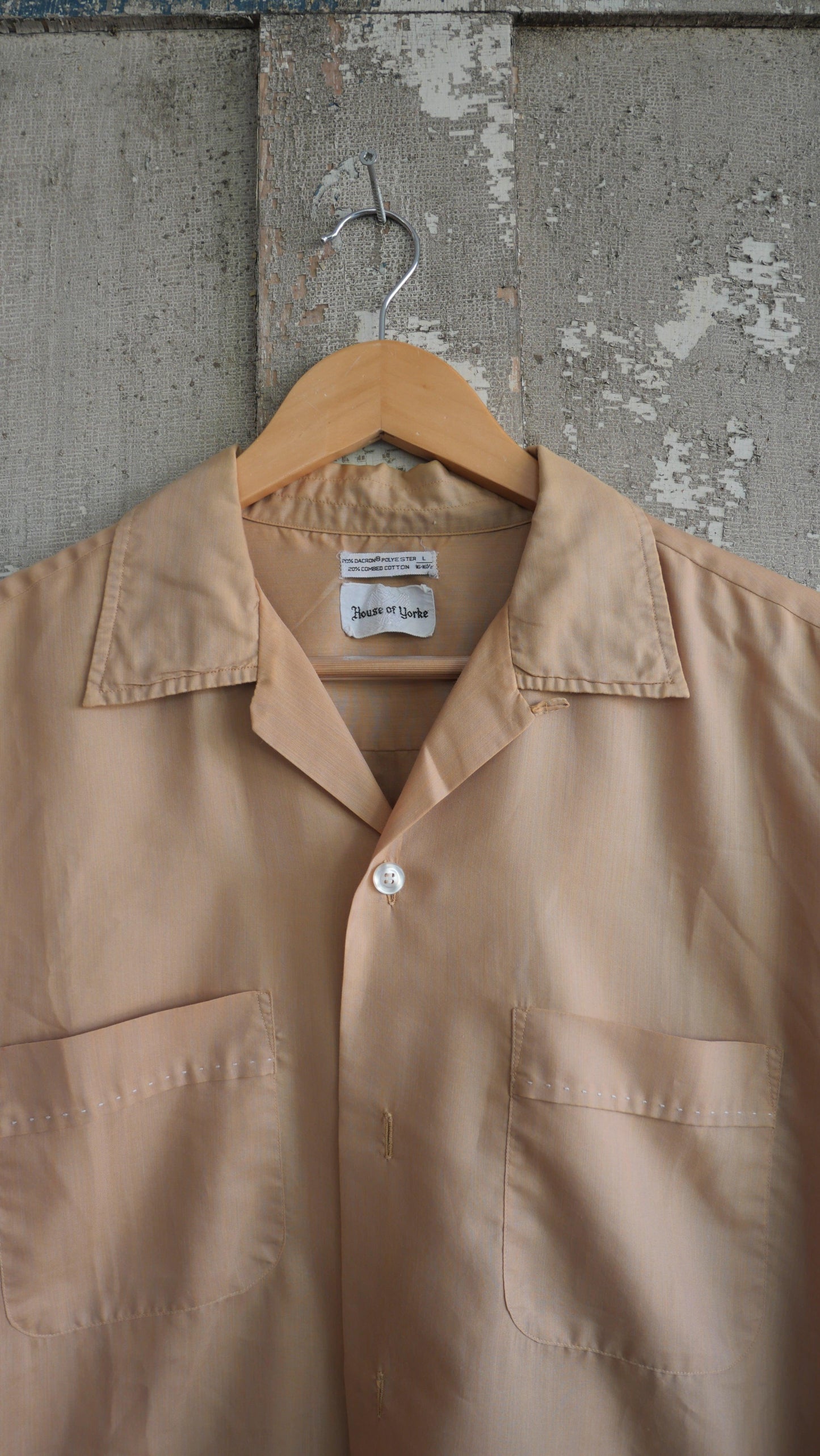 1960s Loop Collar Shirt | L