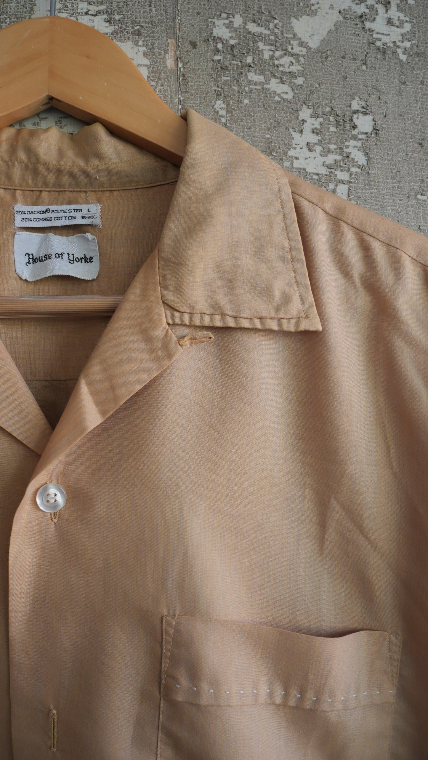 1960s Loop Collar Shirt | L