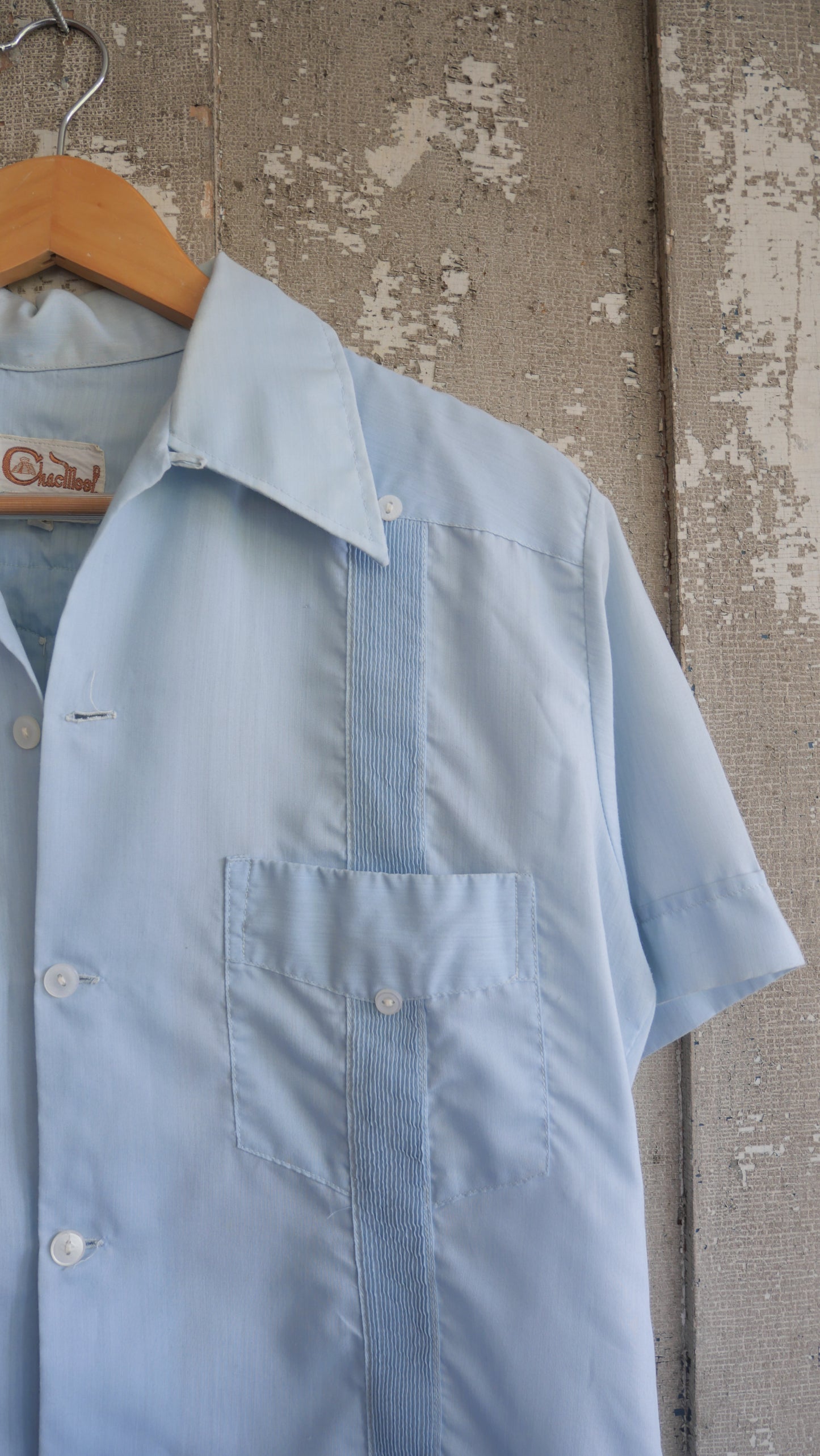 1960s Loop Collar Shirt | L