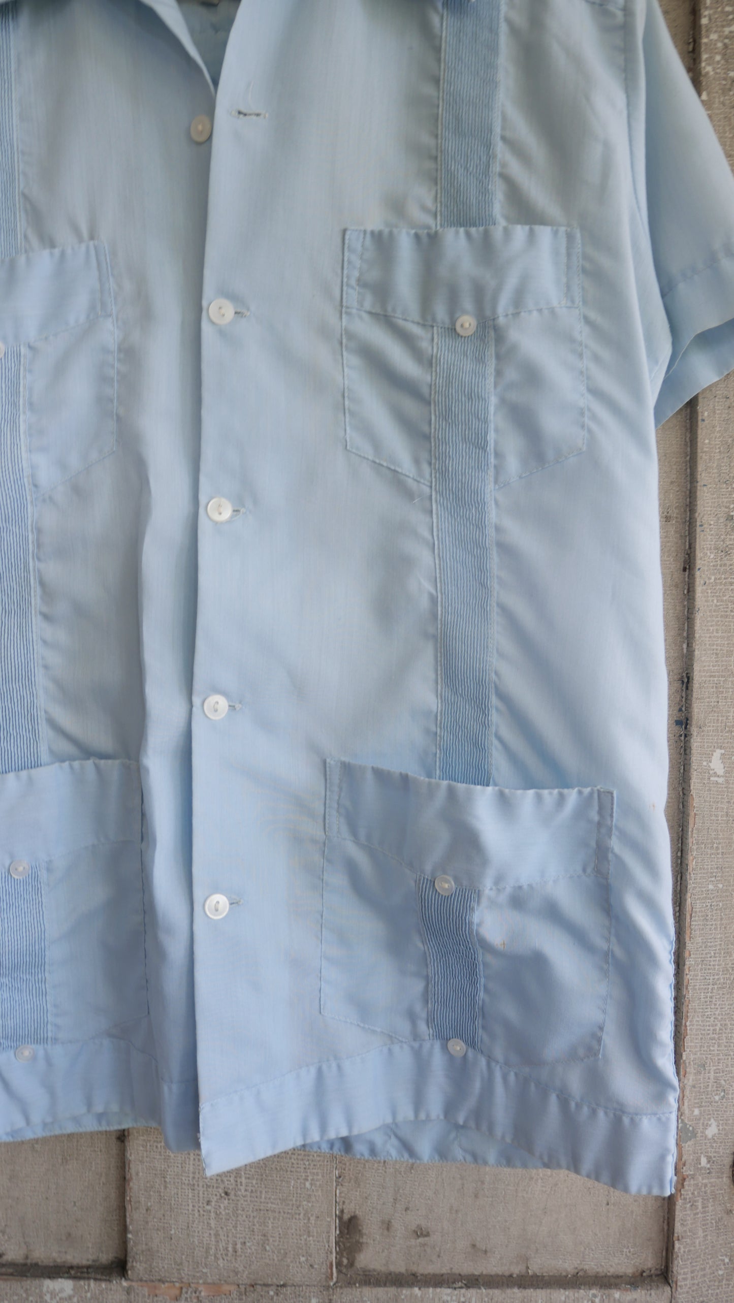 1960s Loop Collar Shirt | L