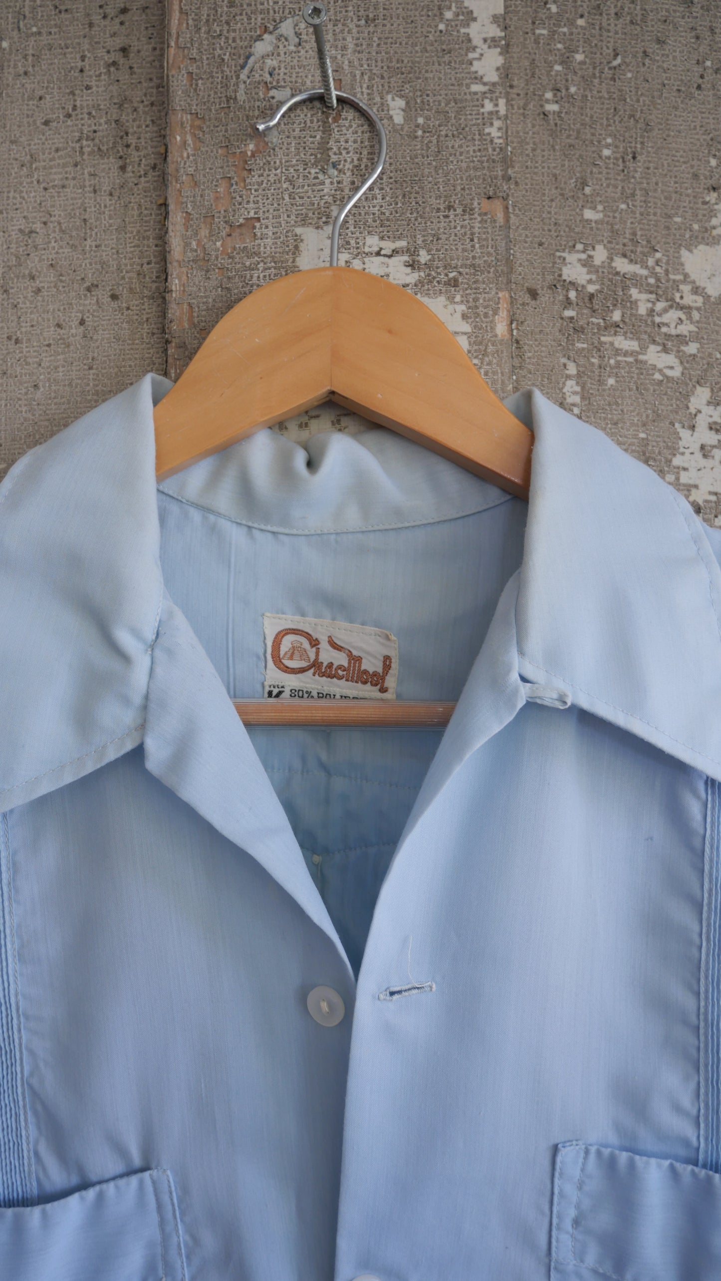 1960s Loop Collar Shirt | L