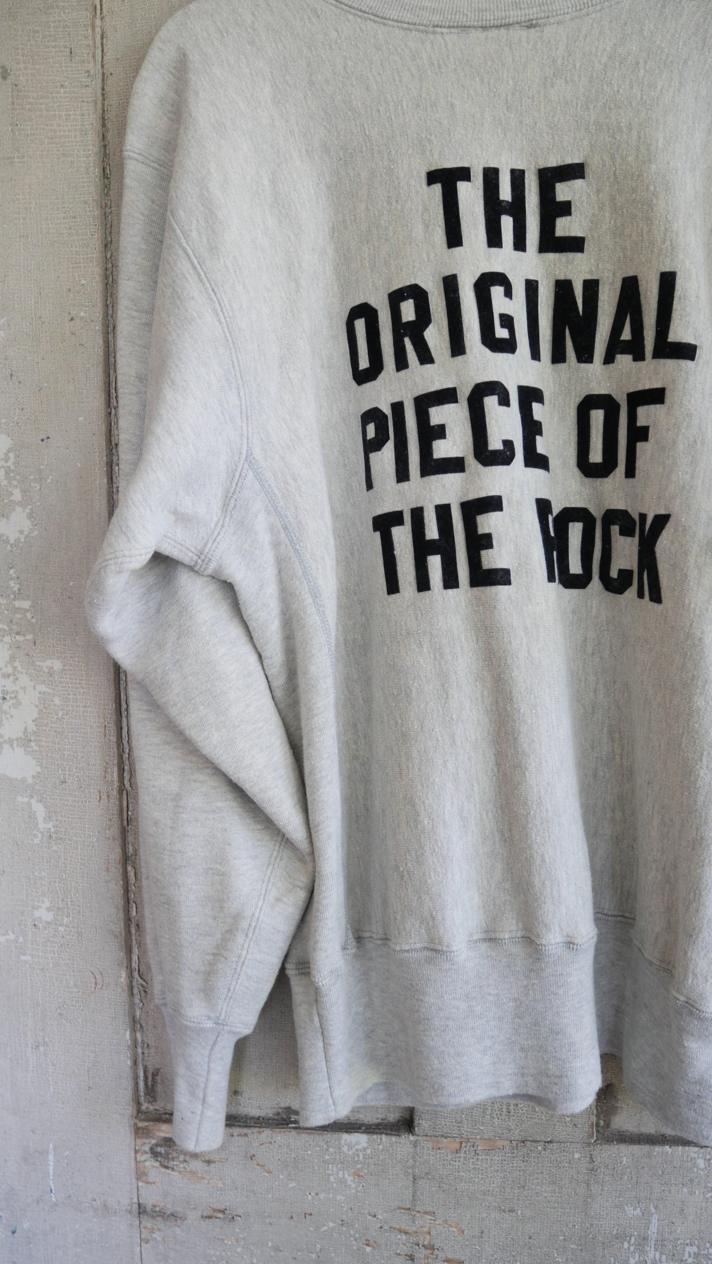 1980s Band Knit Reverse Weave | L