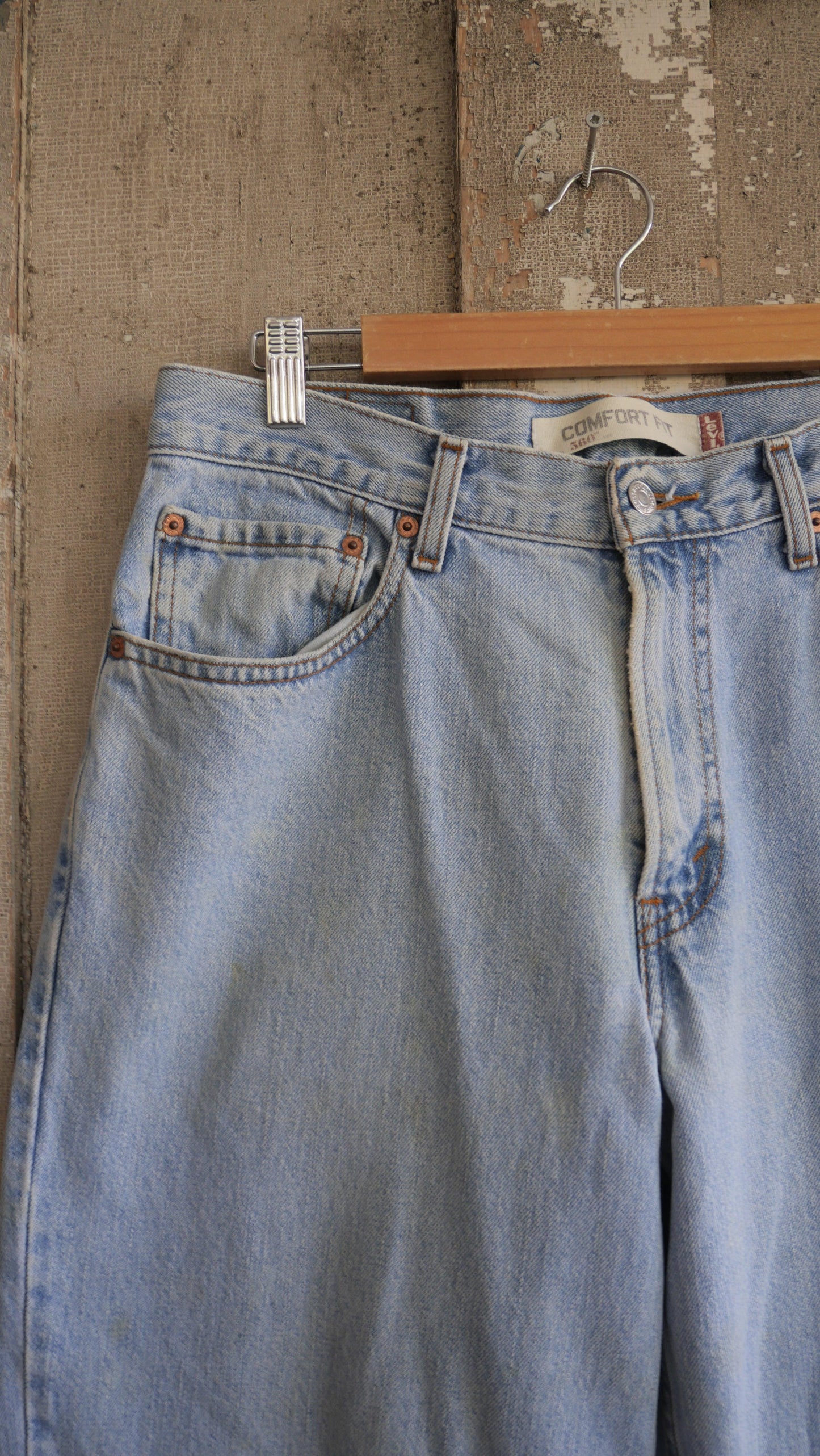 2000s Light Wash Baggy Levi's | 32