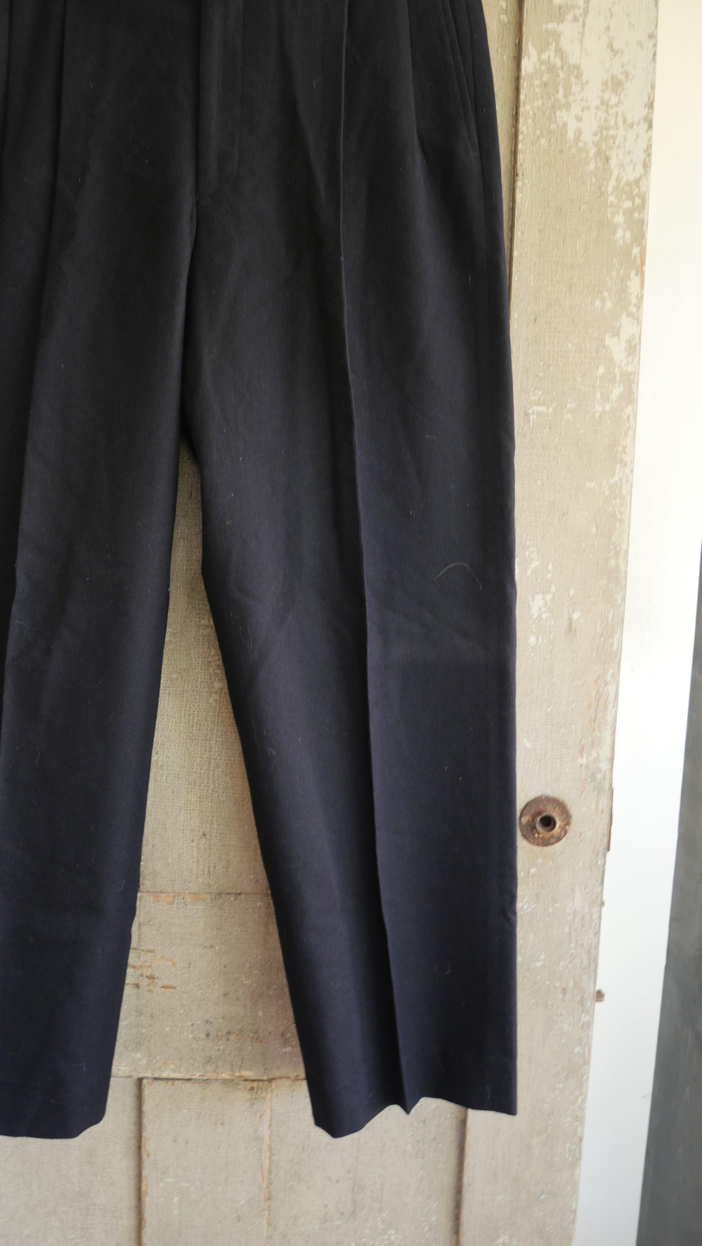 1980s Baggy Wool Slacks | 34