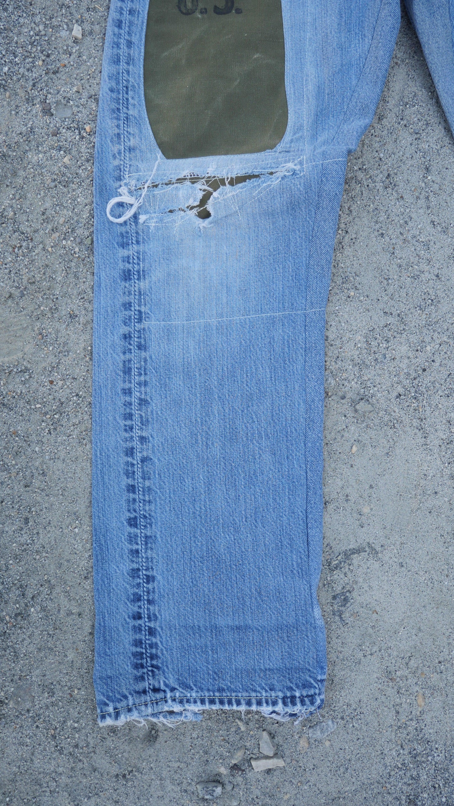 Fighter Patchwork Denim