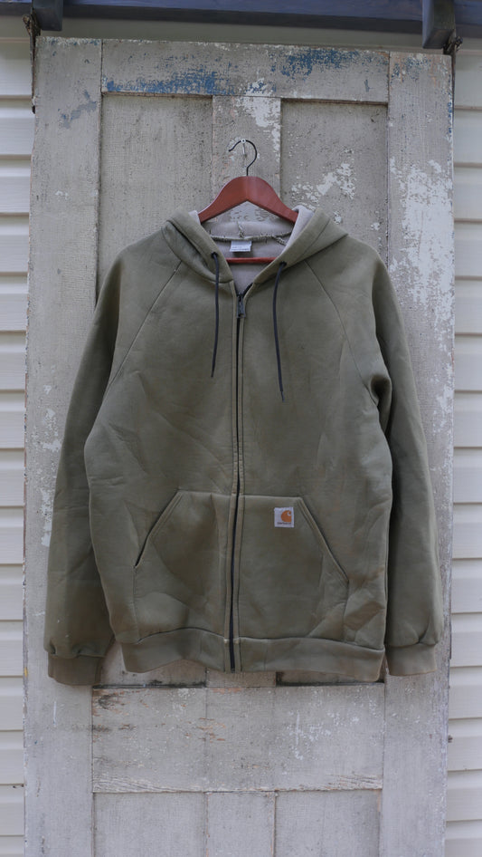 2000s Olive Carhartt Hoodie | L