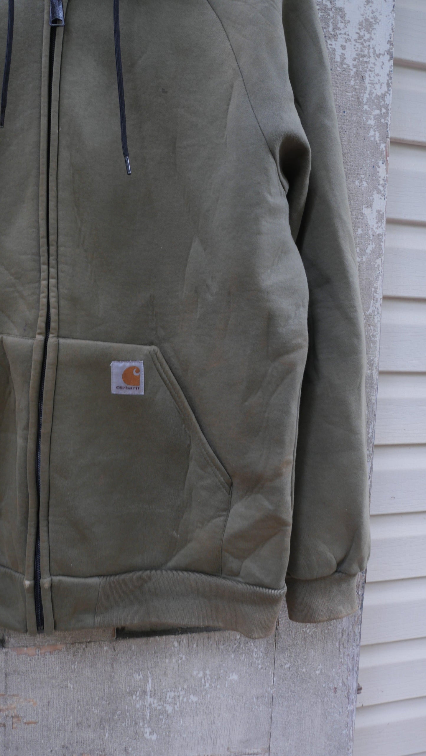 2000s Olive Carhartt Hoodie | L
