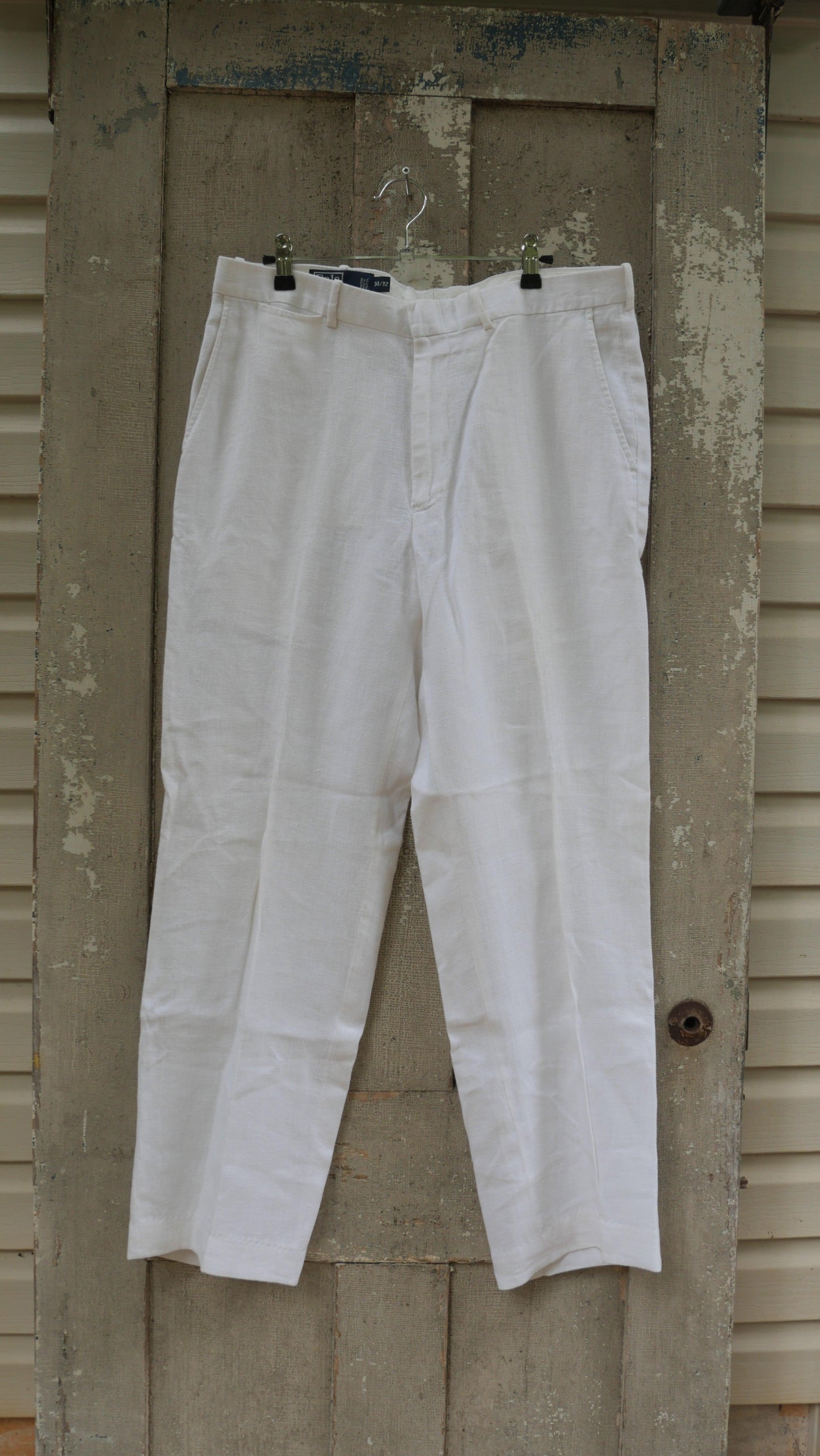 2000s Linen Polo Pants | 34